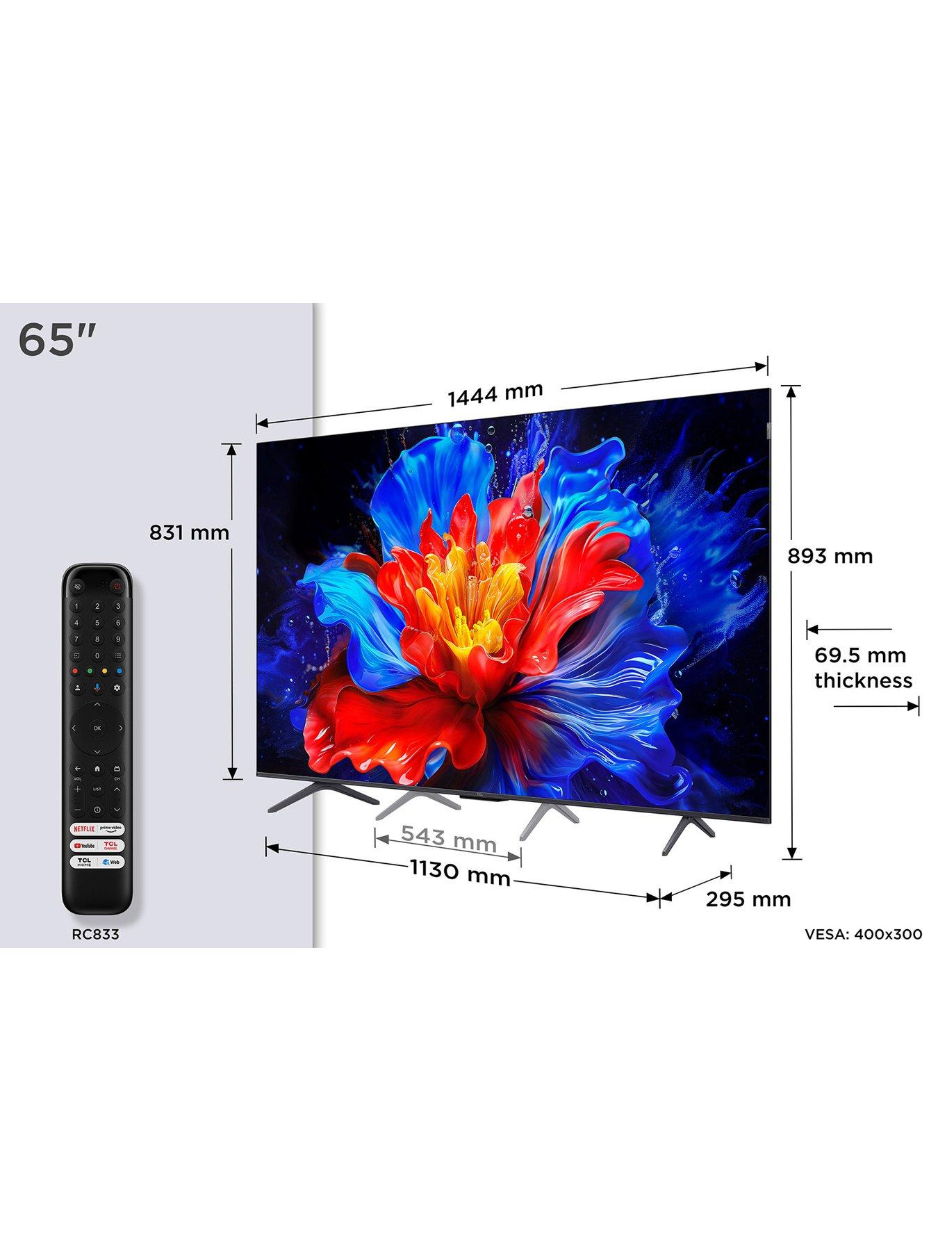 Image 2 of 7 of TCL 65P8K 65" Full HD QLED HDR Android Smart TV - 65P8K