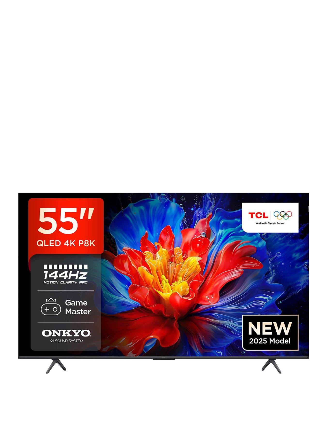 undefined 55P8K-UK 55-inch, QLED, 4K HDR Pro, 144HZ, Google Smart TV