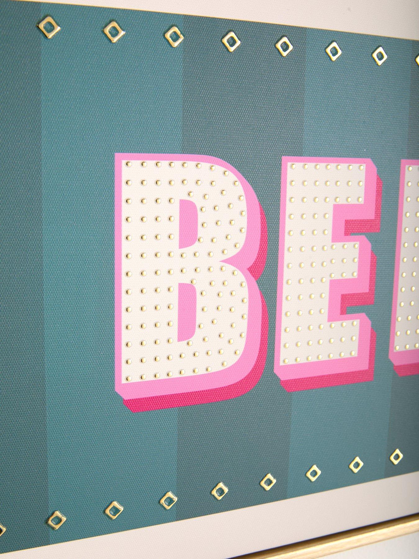 Image 5 of 6 of The Very Collection I Believe in Naps Slogan Wall Art 25x100cm - FSC&reg; Certified