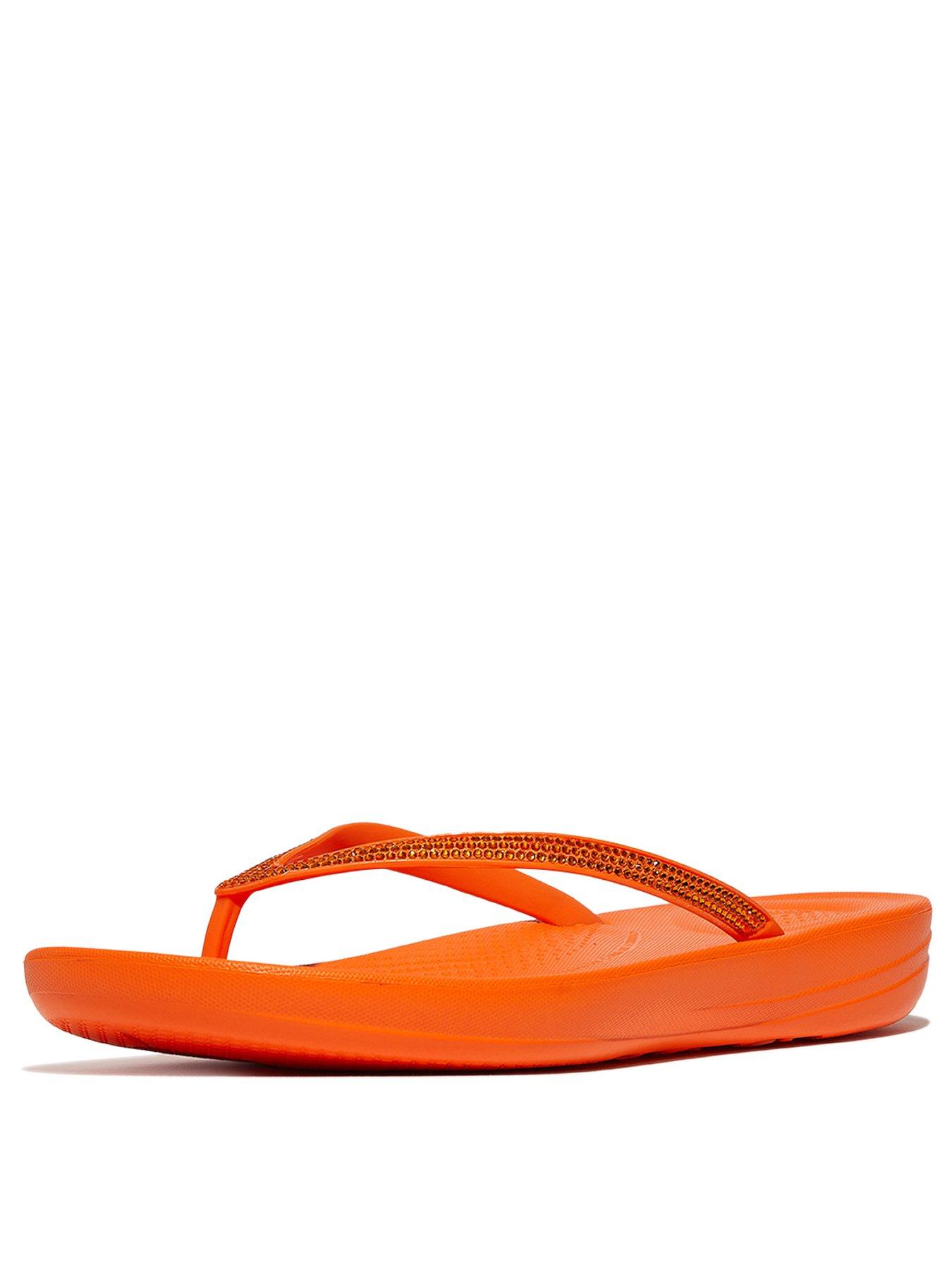 Image 2 of 4 of FitFlop Iqushion Sparkle - Pop Orange