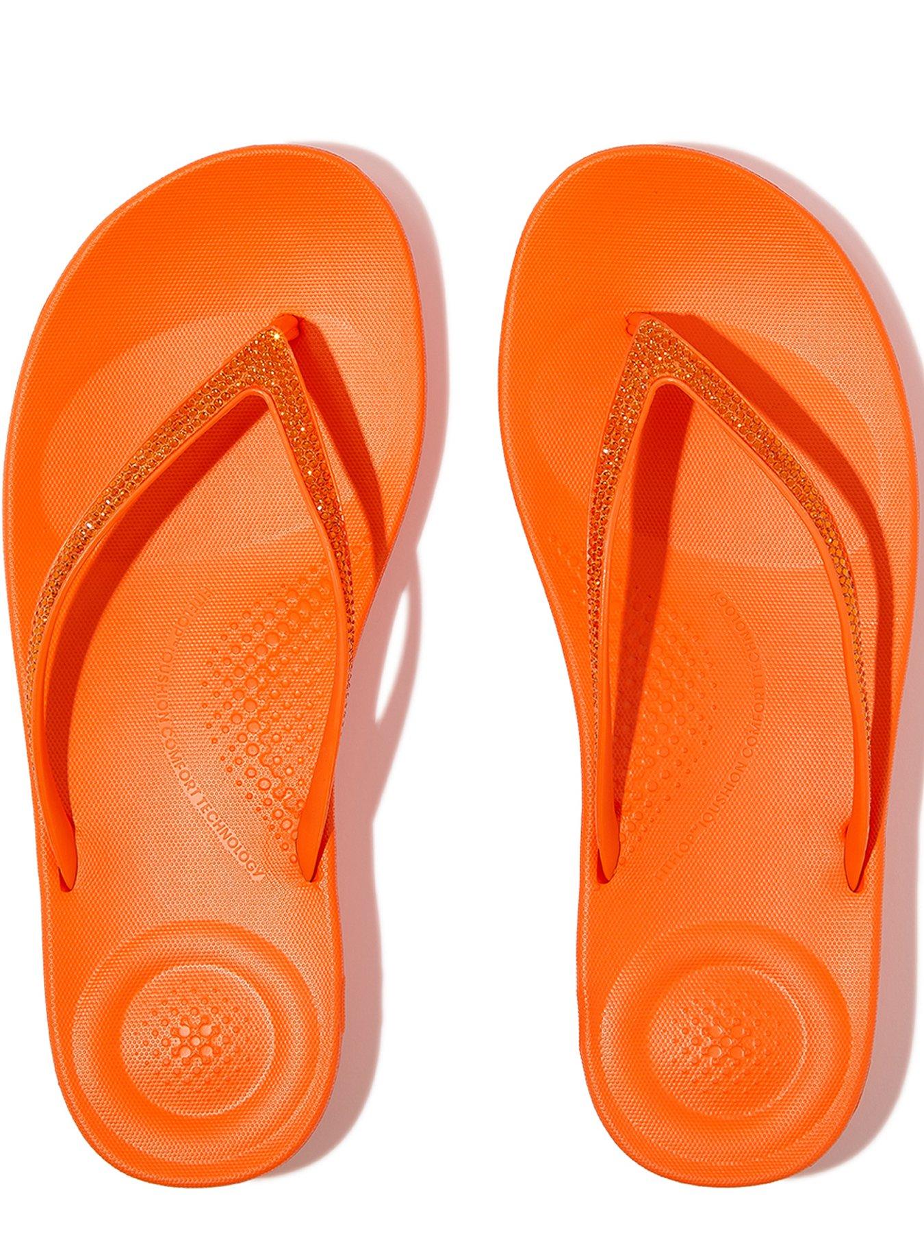 Image 3 of 4 of FitFlop Iqushion Sparkle - Pop Orange