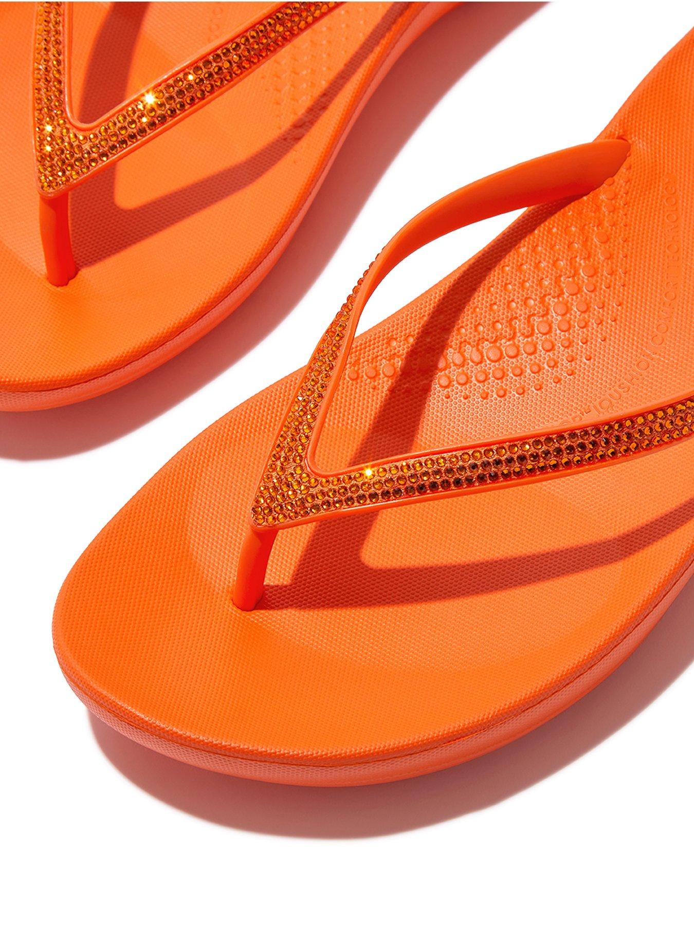 Image 4 of 4 of FitFlop Iqushion Sparkle - Pop Orange
