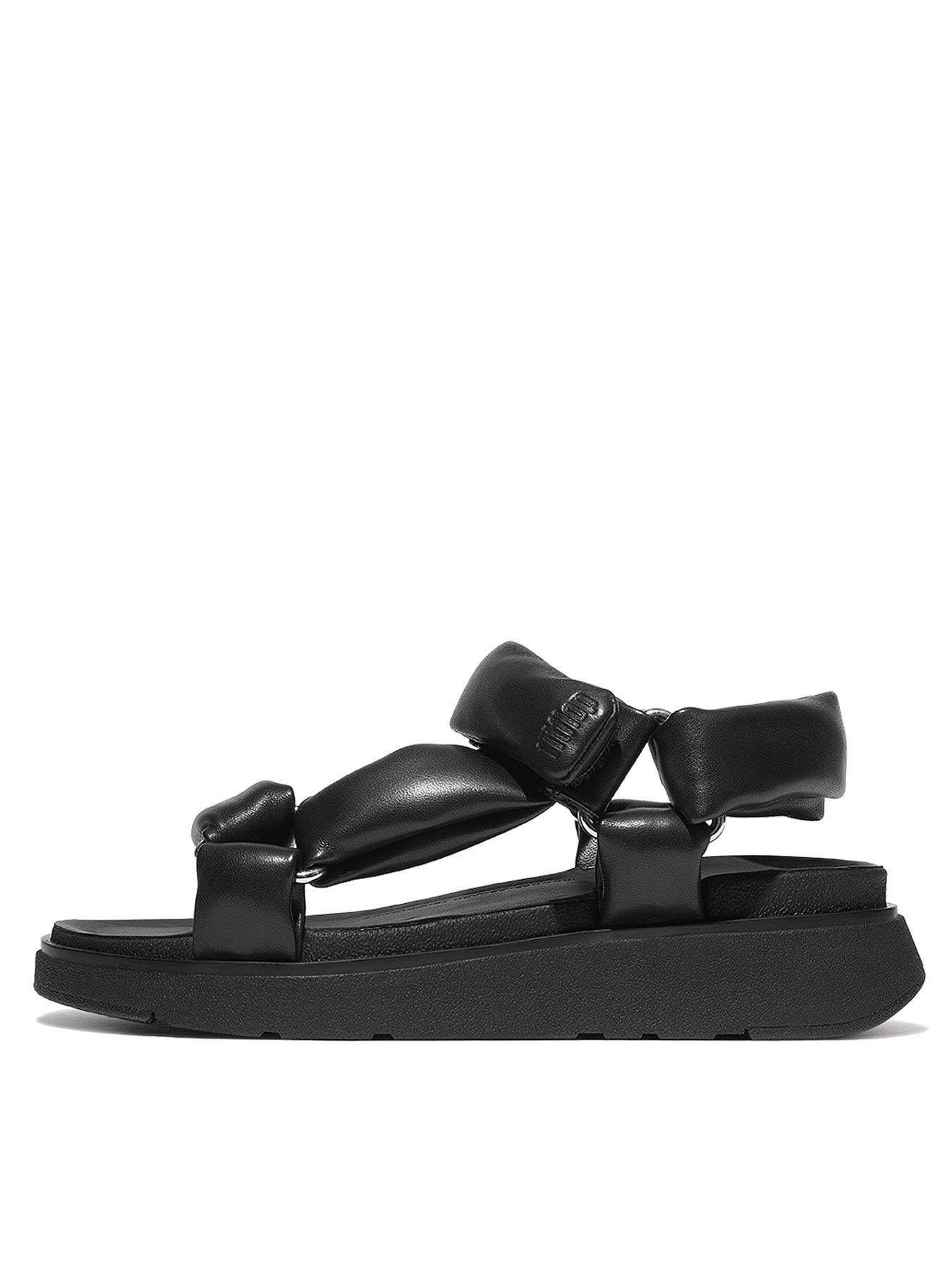 undefined Gen-ff Leather Fisherman Sandals - All Black