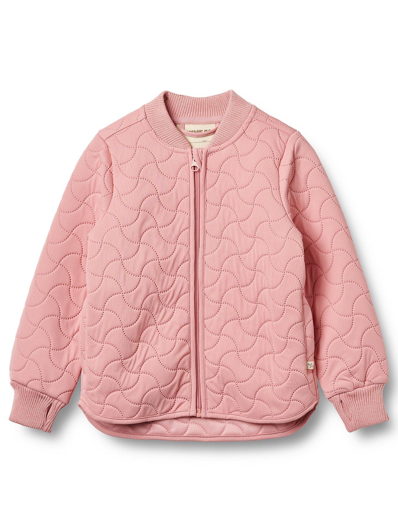 undefined Girls Quilted Jacket - Pink
