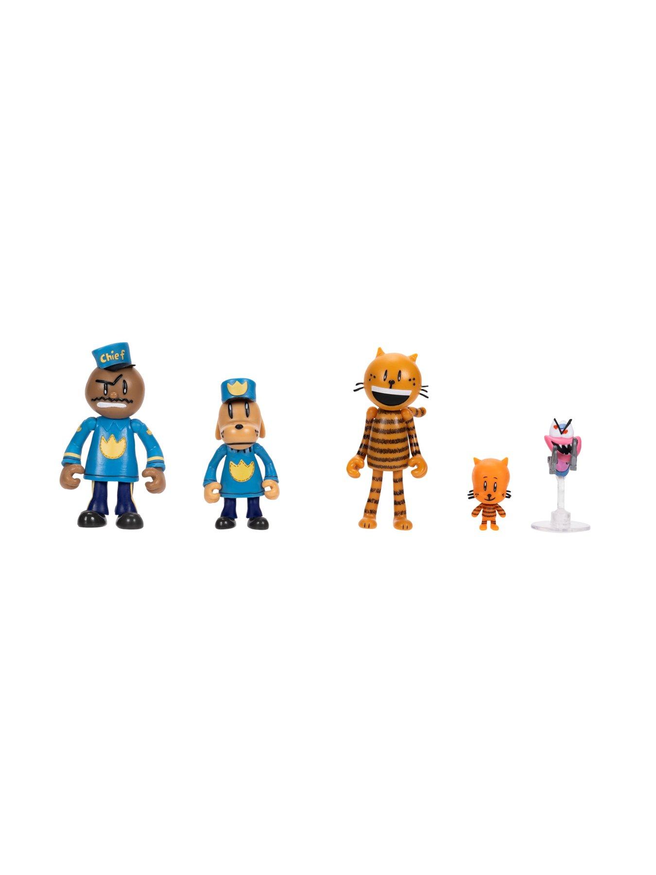 Image 4 of 7 of Dog Man <p>Dog Man Movie Action Figures Multipack Set with Articulated Scale Figures</p>