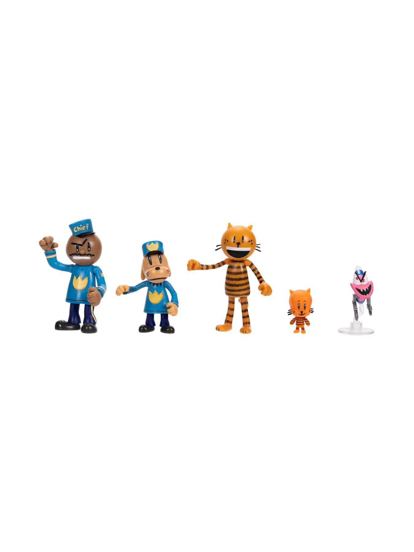 Image 6 of 7 of Dog Man <p>Dog Man Movie Action Figures Multipack Set with Articulated Scale Figures</p>