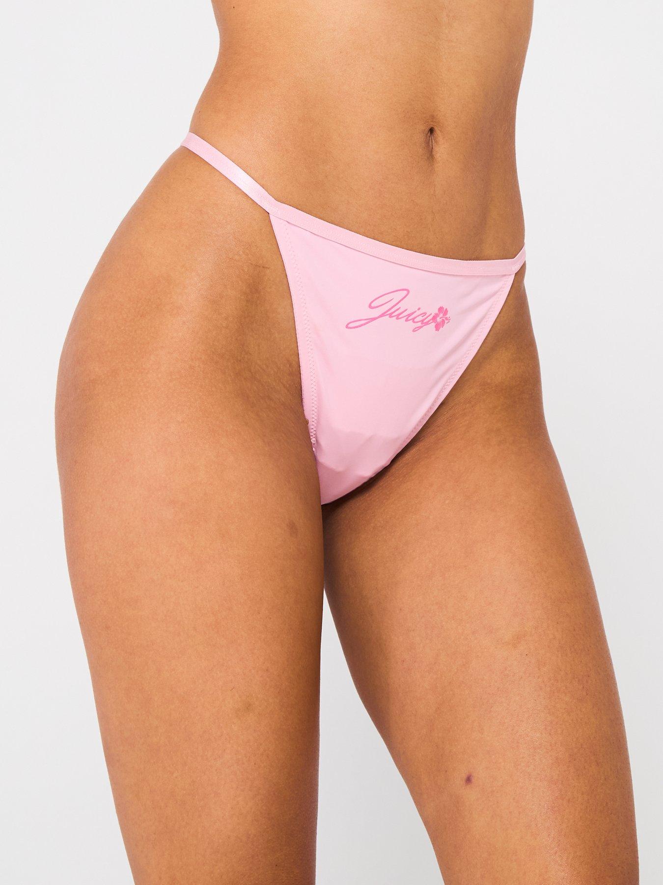 Image 2 of 5 of Juicy Couture Aloha Logo Thong - Multipack - Multi