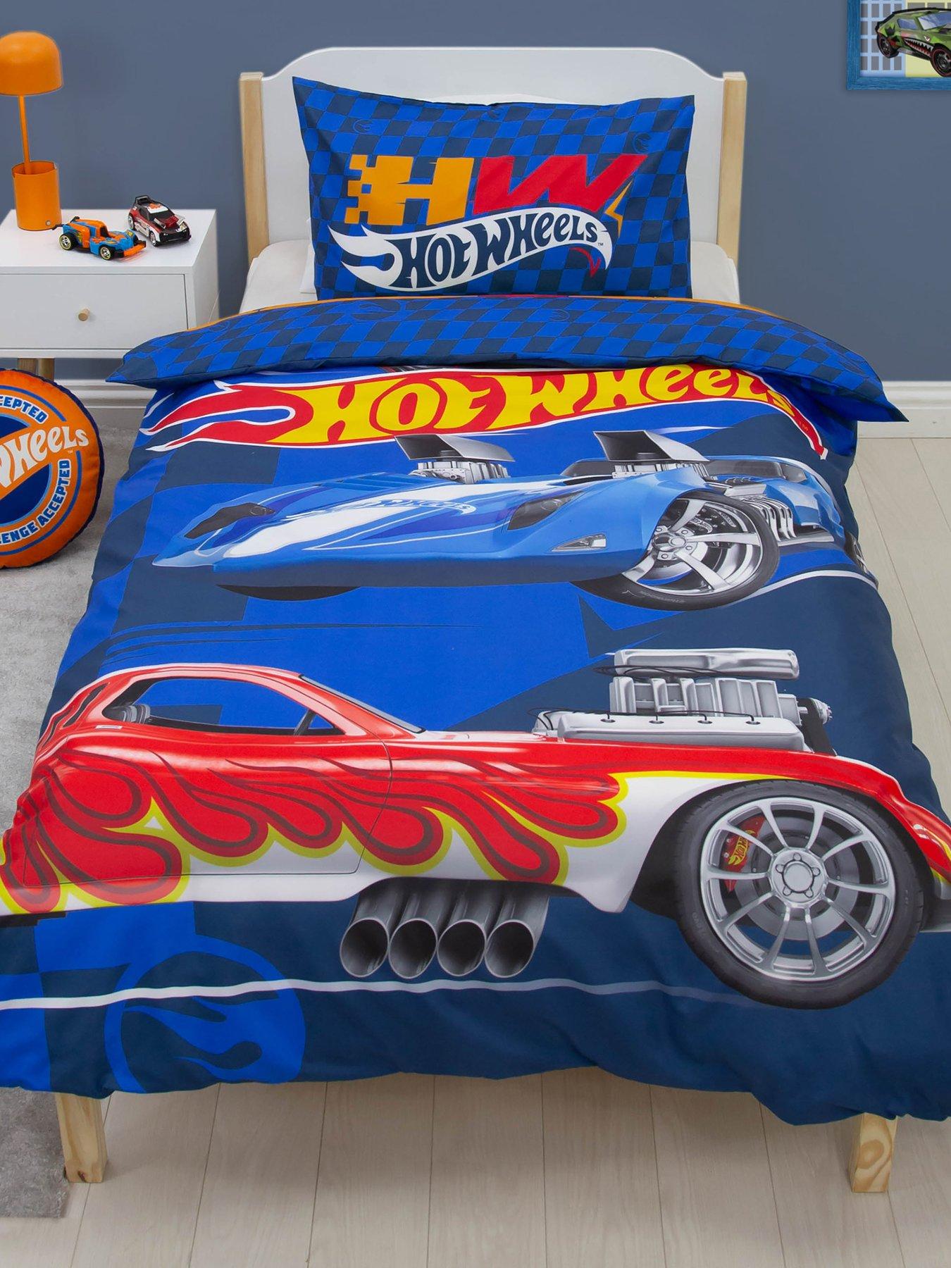 Hot Wheels Playful Digital Printed Panel Duvet- Single