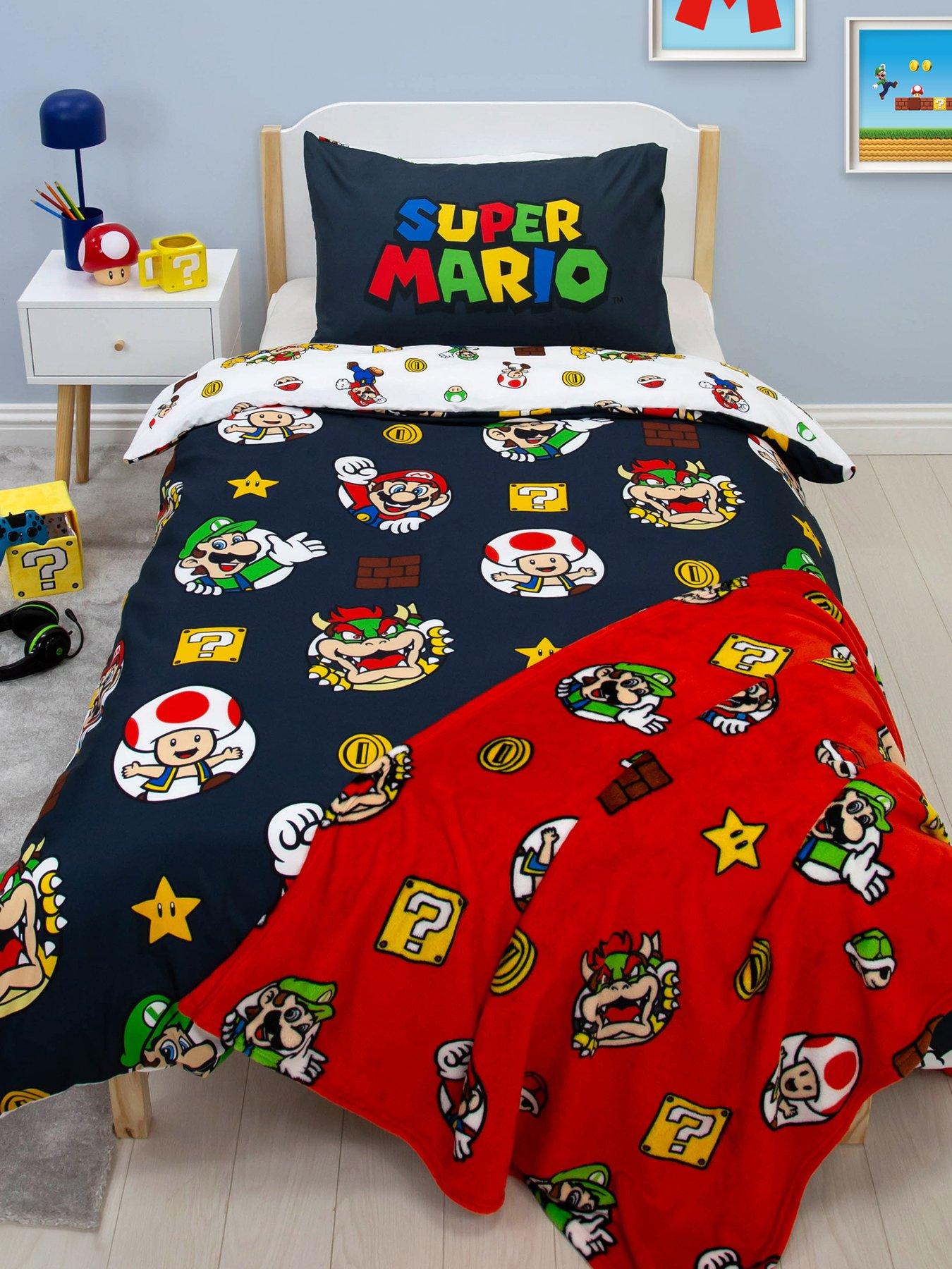 Nintendo Super Mario Blackened Rotary Duvet Cover Set