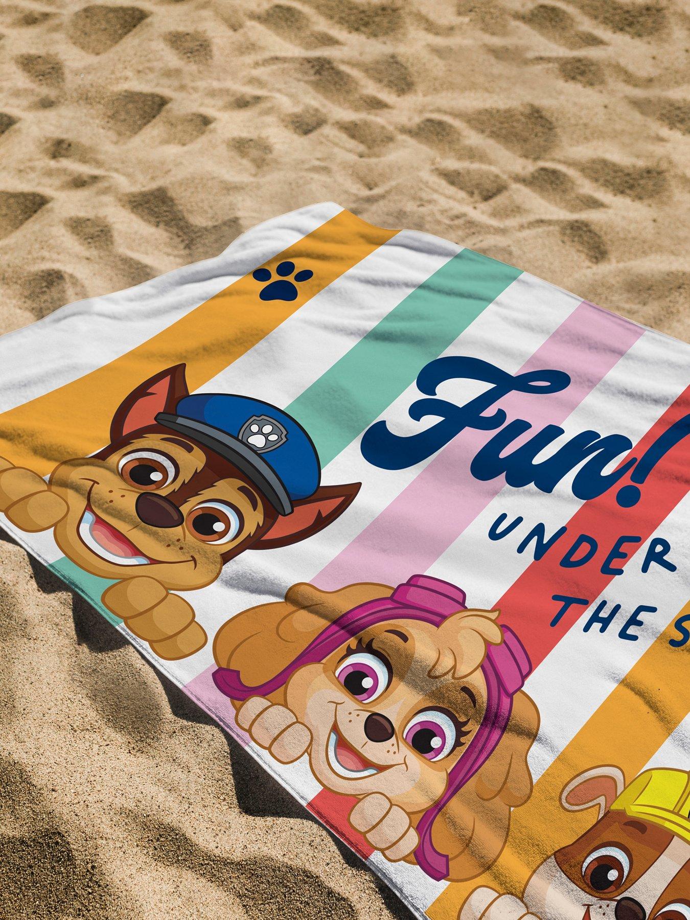 Product photograph of Paw Patrol Sunny 100 Cotton Towel from very.co.uk
