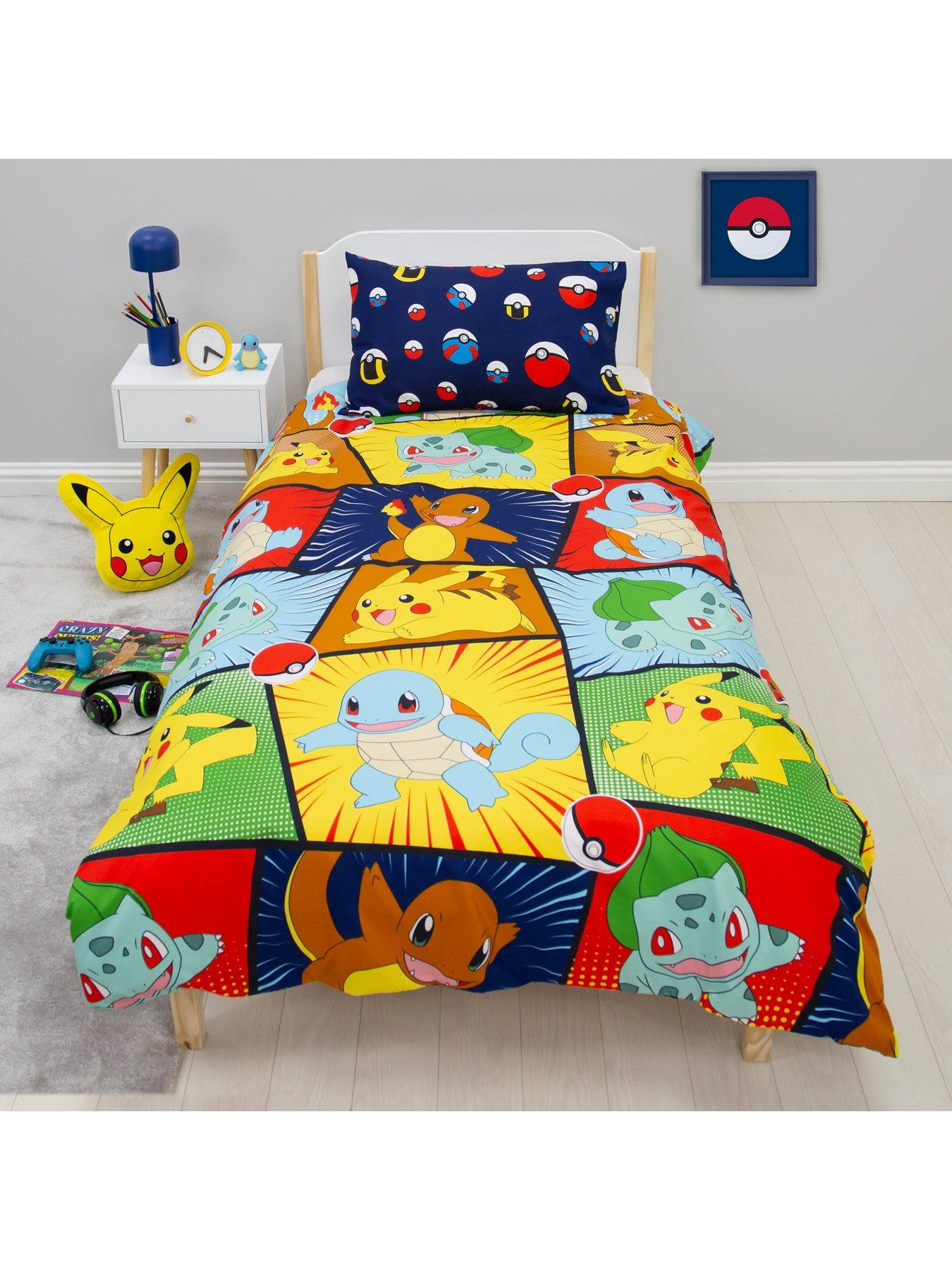 Image 3 of 6 of Pokemon Retro Rotary Single Duvet Cover Set