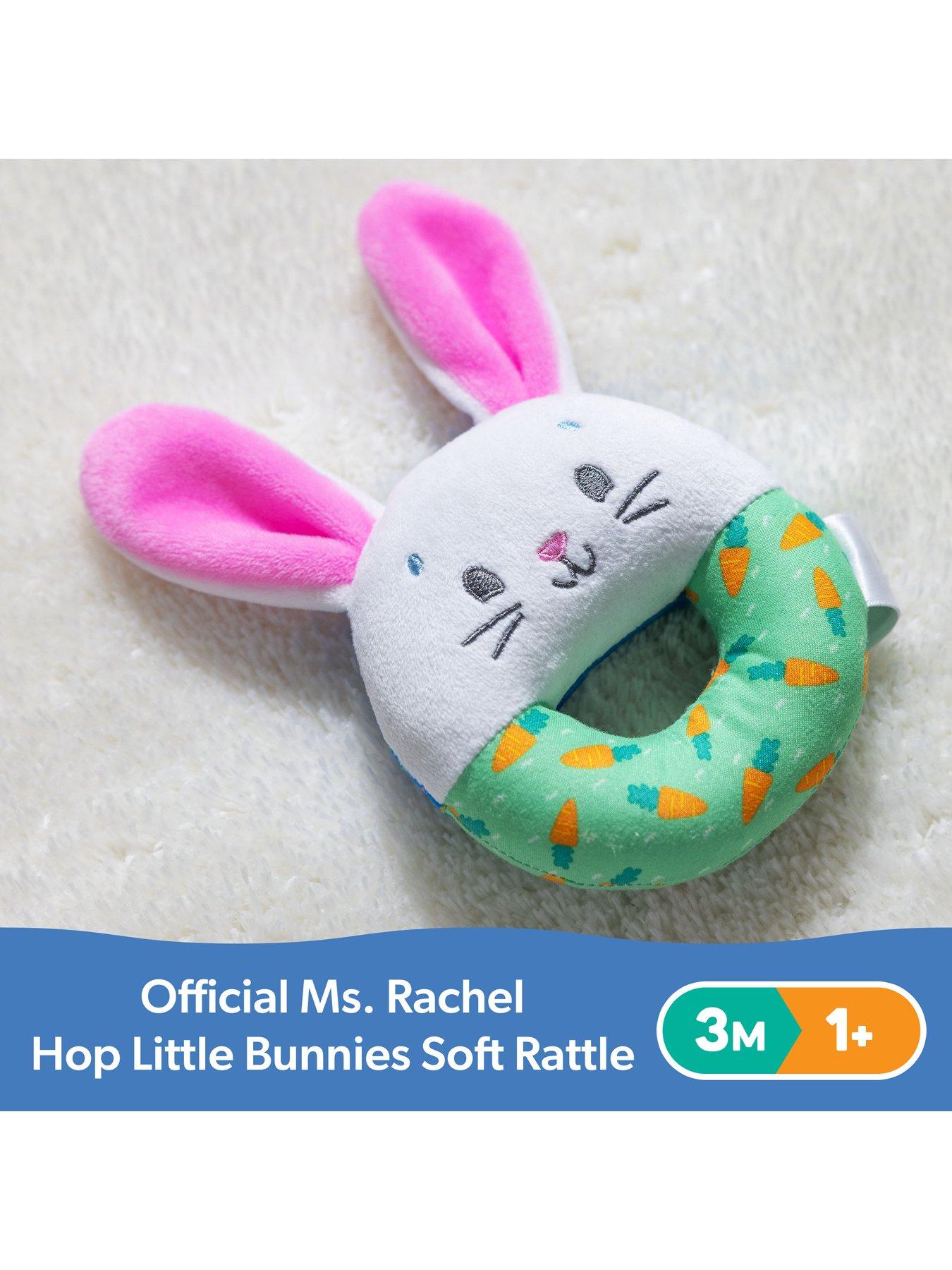 Image 2 of 7 of Ms Rachel Hop Little Bunnies Soft Rattle