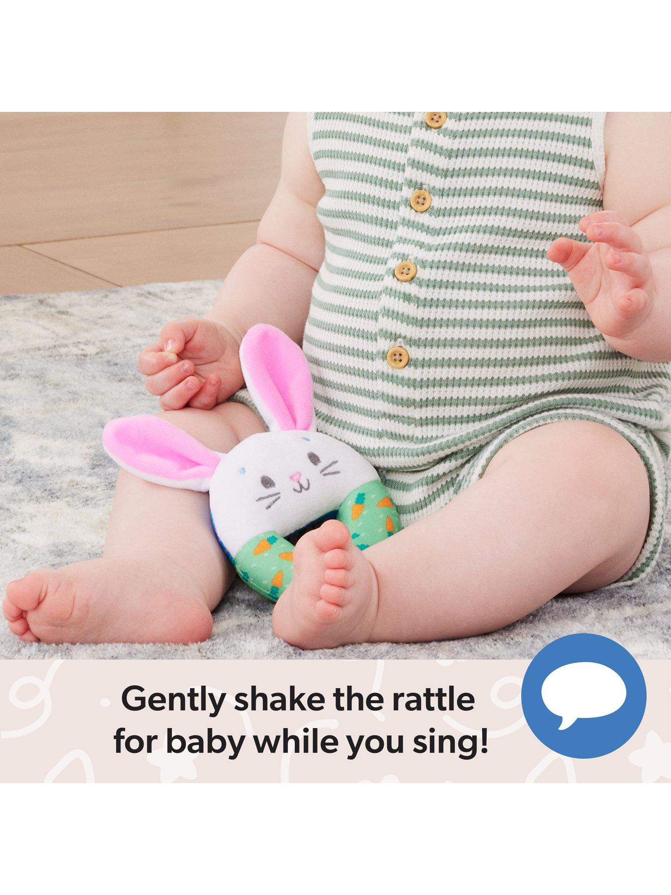 Image 4 of 7 of Ms Rachel Hop Little Bunnies Soft Rattle