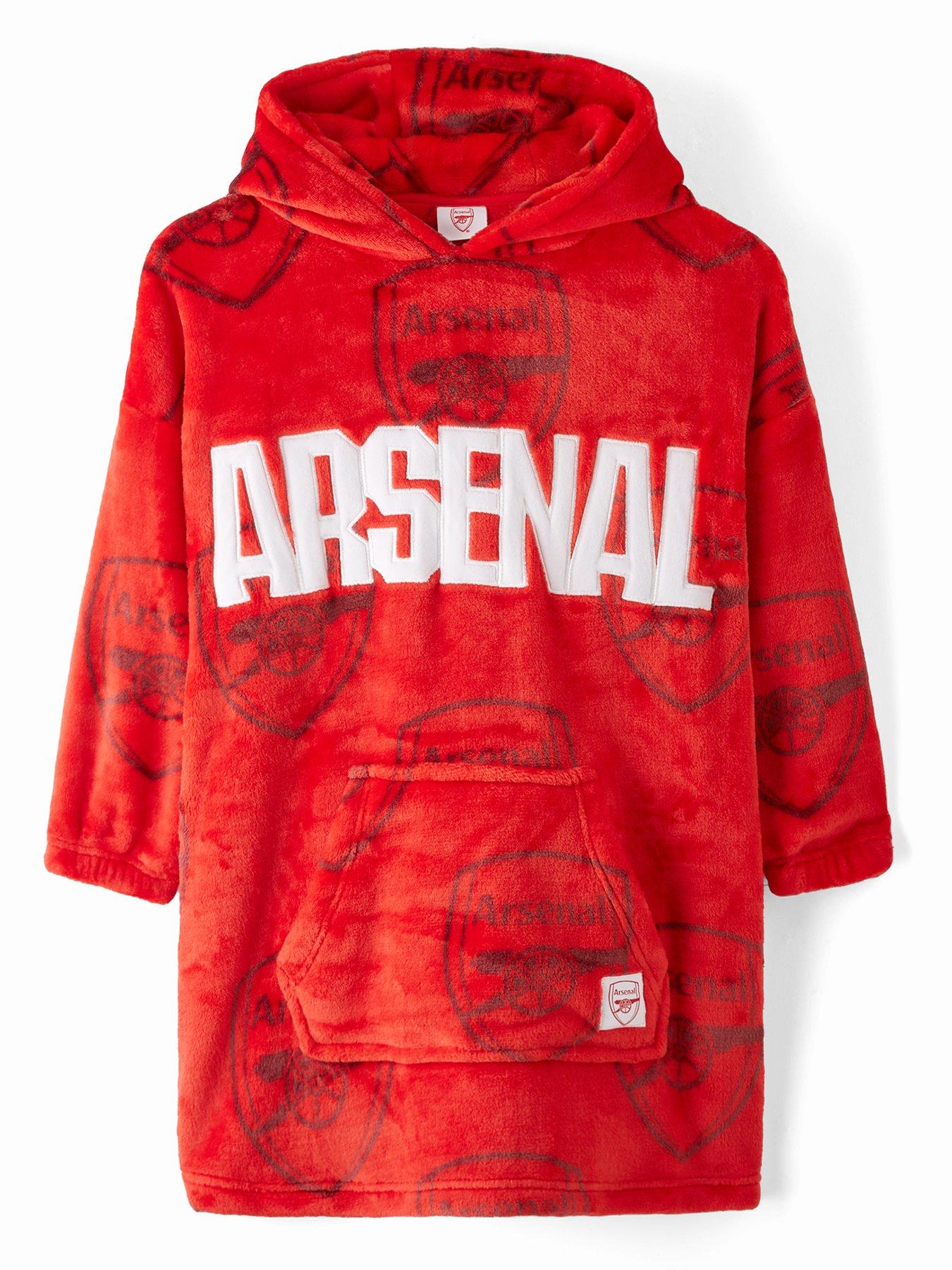 Arsenal FC Football Hooded Blanket - Red