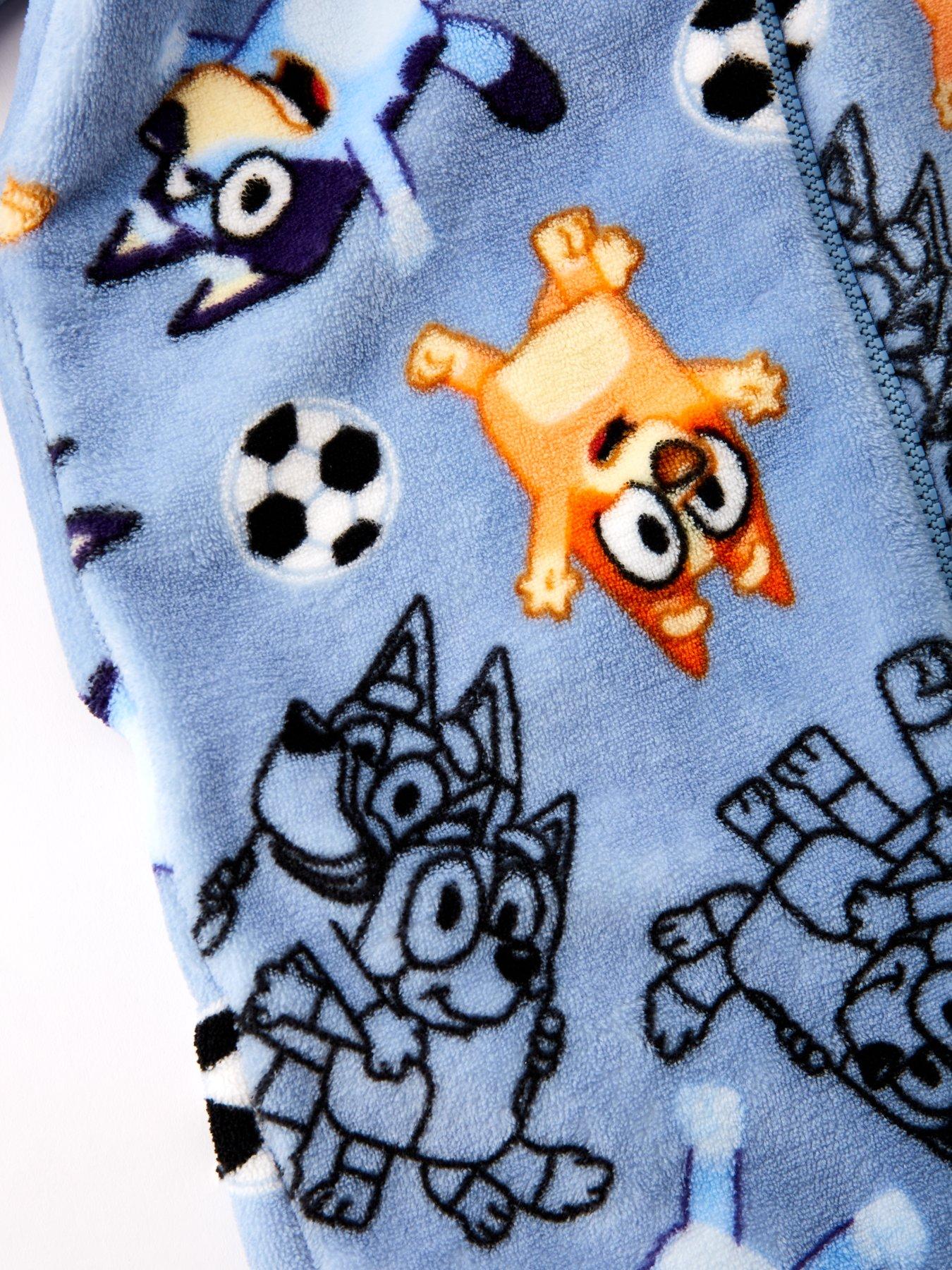 Image 4 of 4 of The Very Collection Fleece All-in-One - Blue