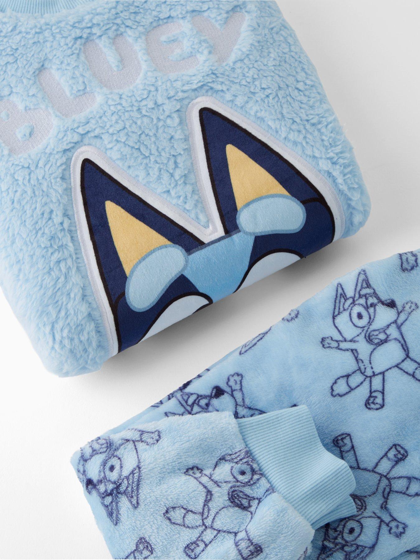 Image 3 of 5 of Bluey Borg Fleece Pyjamas - Navy