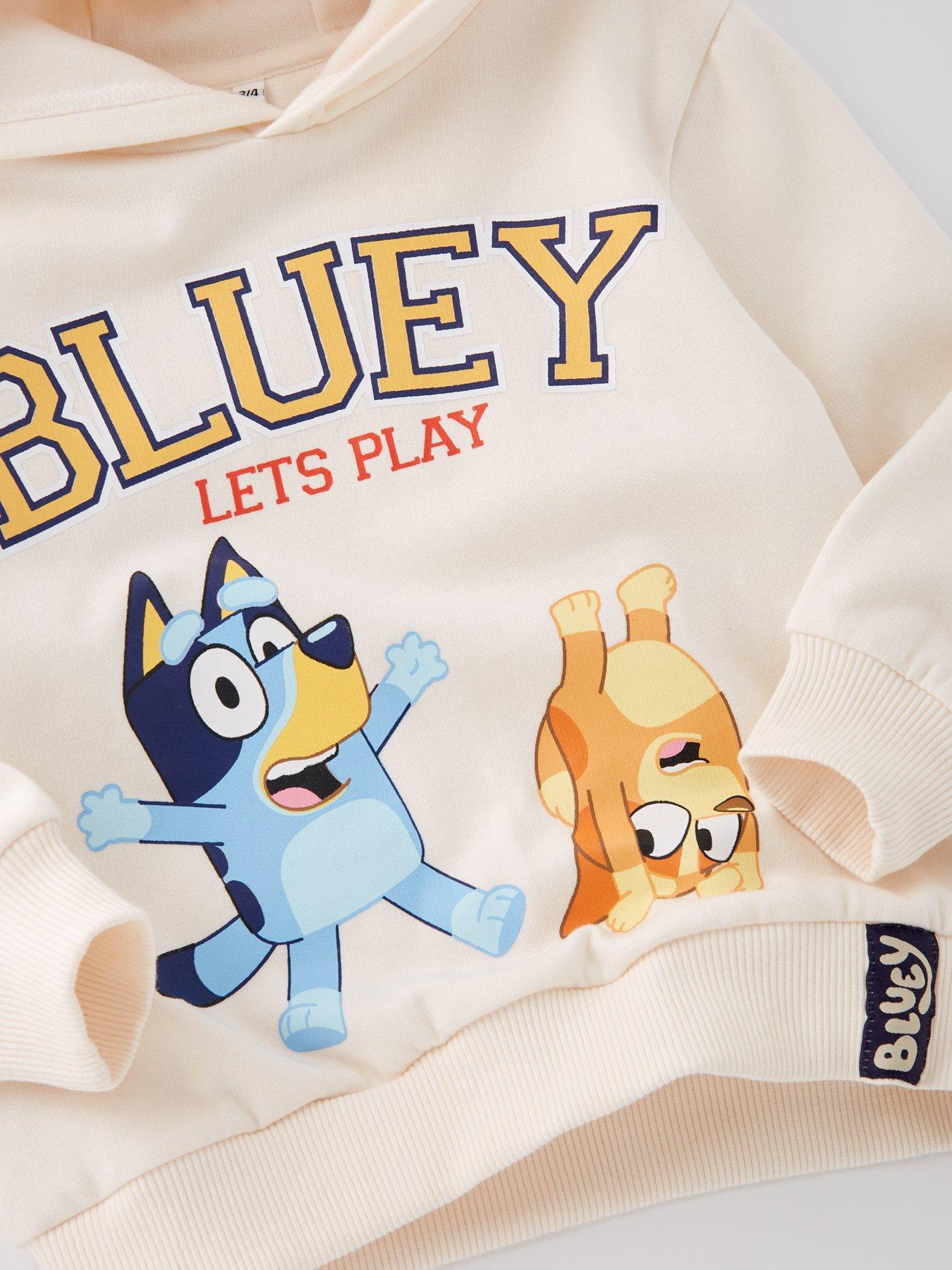 Image 4 of 6 of Bluey 2 Piece Hoodie And Jogger Set - Beige
