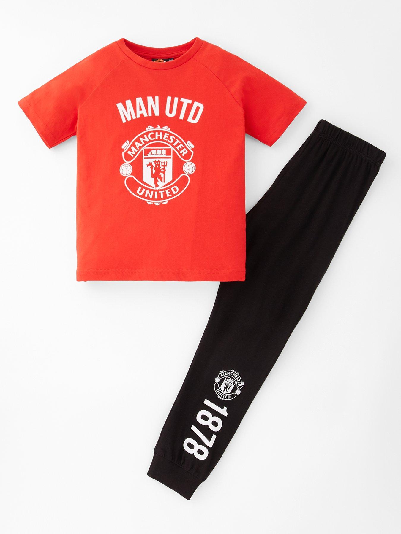 Manchester United Football Short Sleeve Pyjamas - Multi