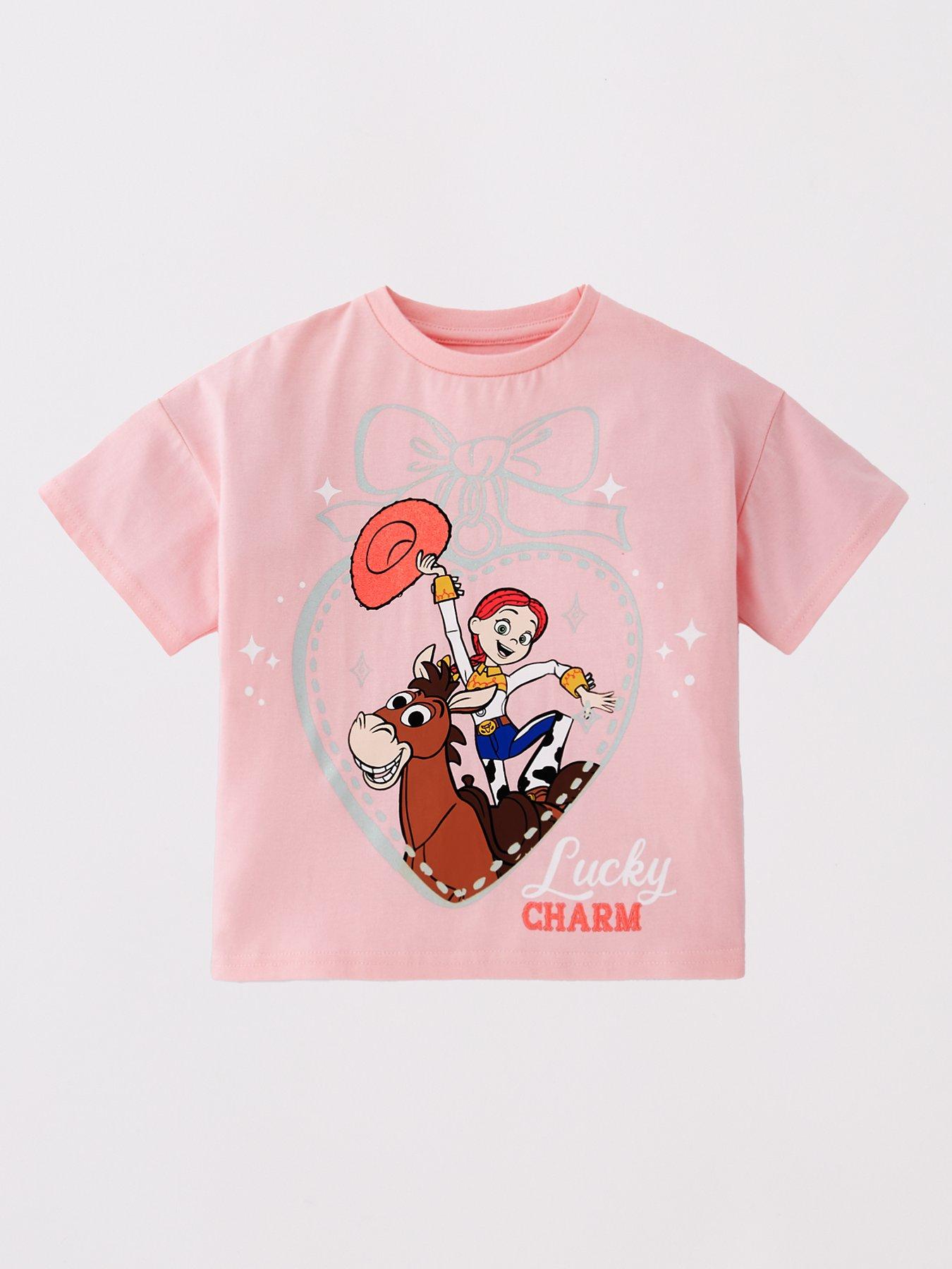 Toy Story Toy Story Jessie Heart T-Shirt - Pink | Very