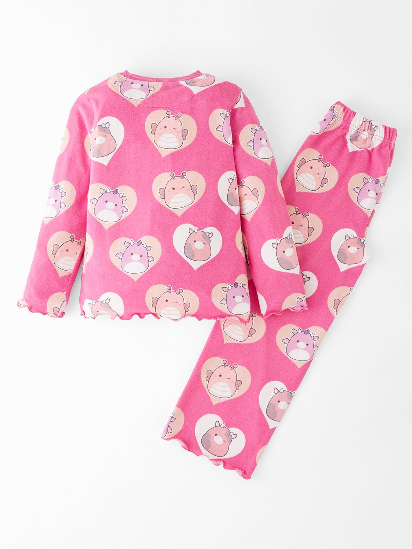 Image 2 of 4 of Squishmallows Snit Pyjamas - Pink