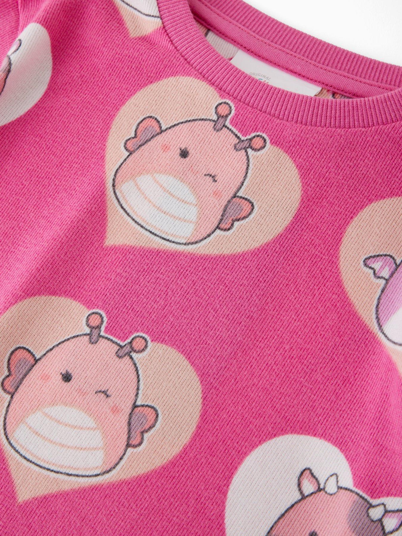 Image 3 of 4 of Squishmallows Snit Pyjamas - Pink