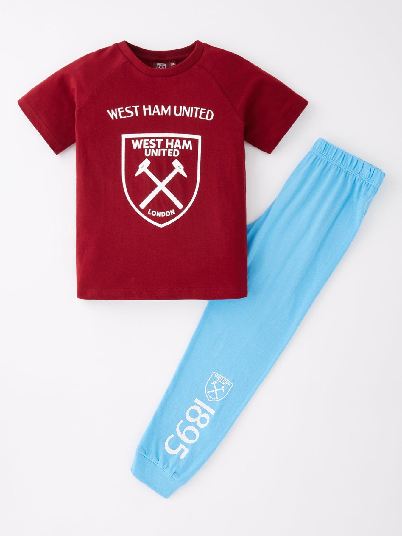 undefined West Ham Fc Football Short Sleeve Pyjamas - Multi
