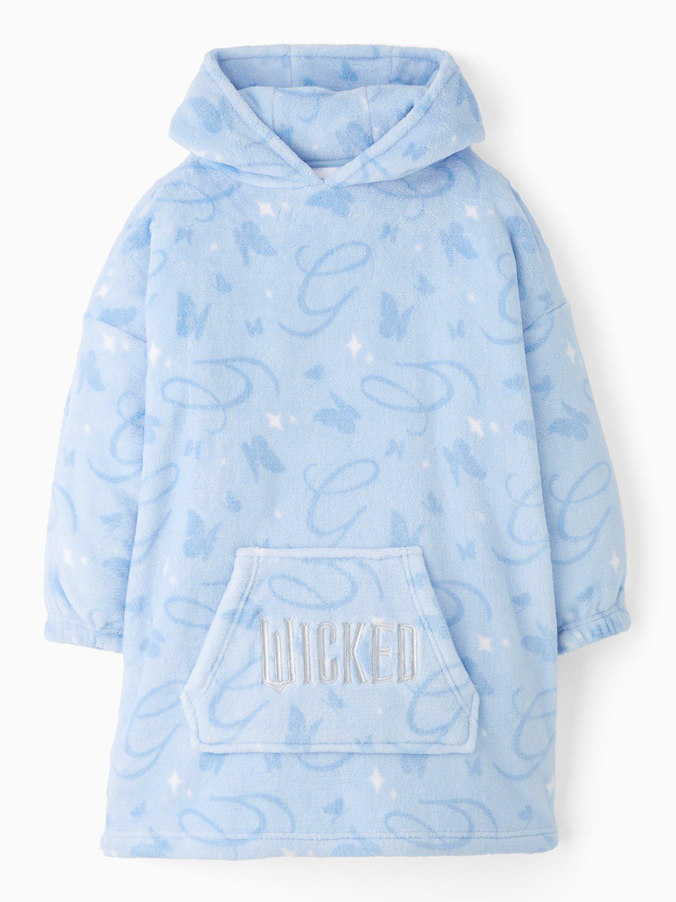 Wicked Glenda Hooded Blanket - Blue