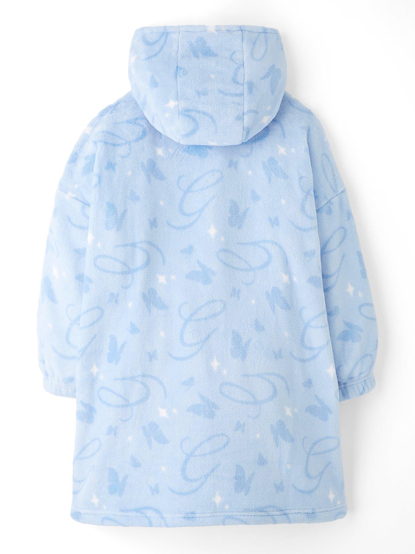 Image 2 of 4 of Wicked Glenda Hooded Blanket - Blue