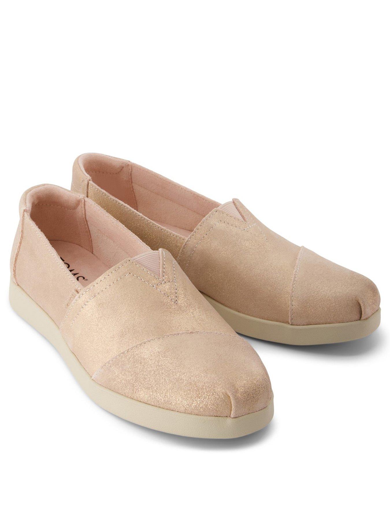 Flat Shoes Toms Avalon Rose Gold TOMS Womens Shoes Avalon Rose