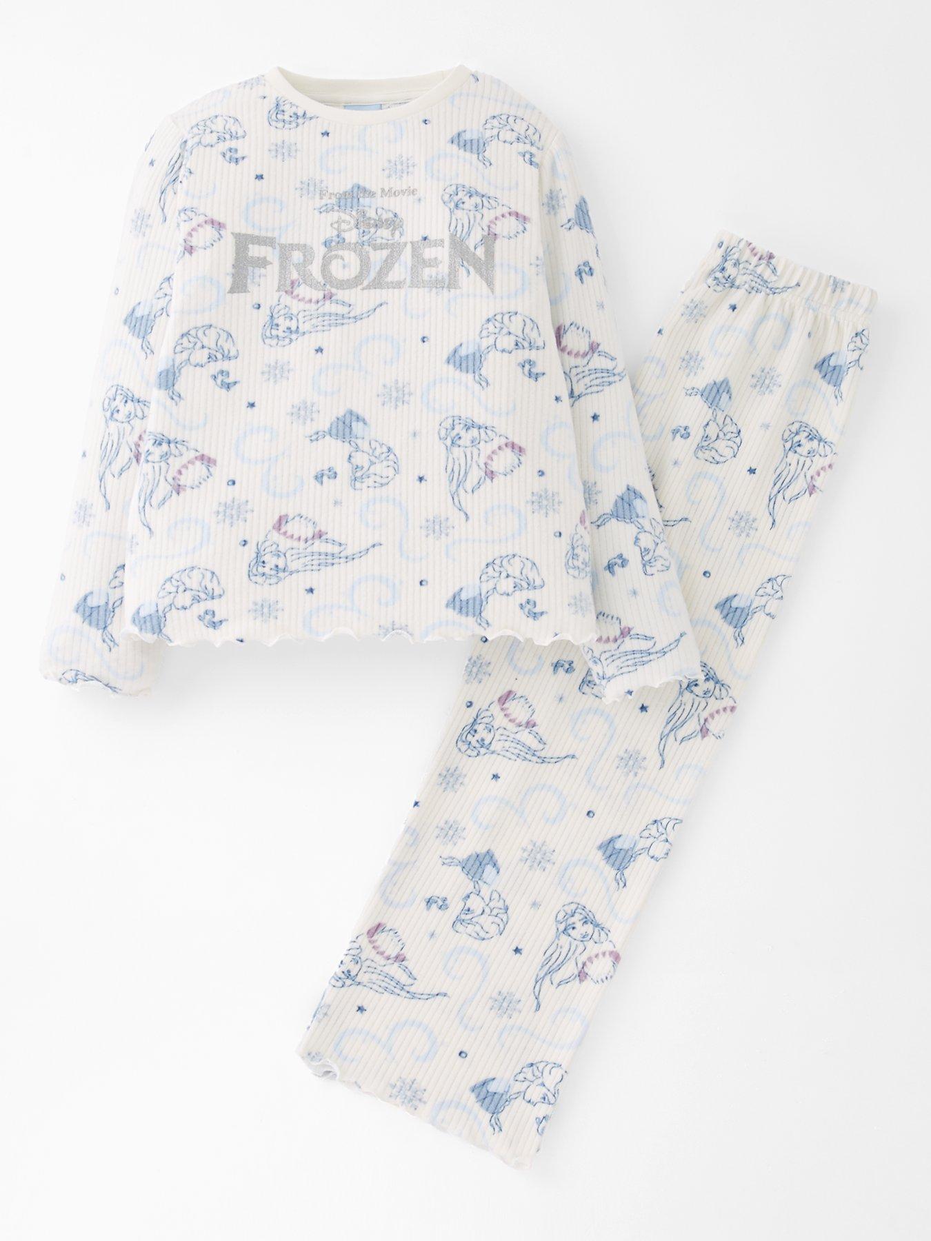 Disney Frozen Snit Ribbed Pyjamas - Blue