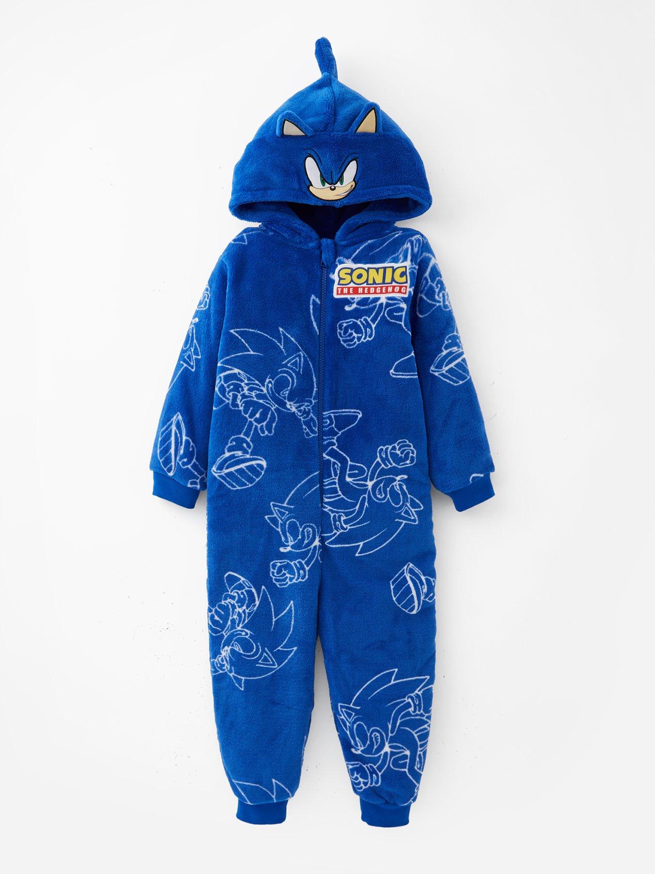Sonic the Hedgehog Sonic 3D Fleece All In One - Blue