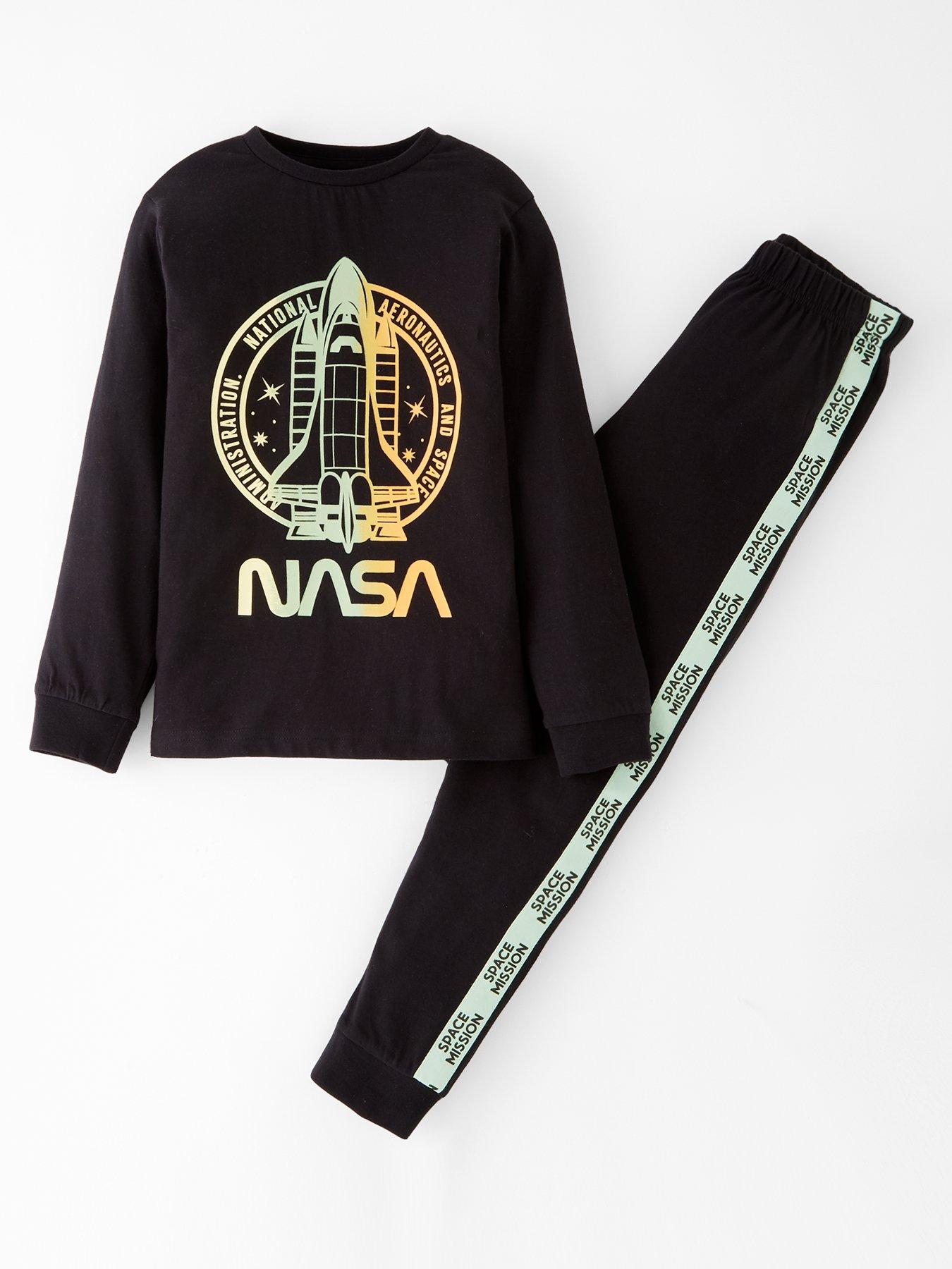 Nasa Long Sleeve Pyjamas - Grey