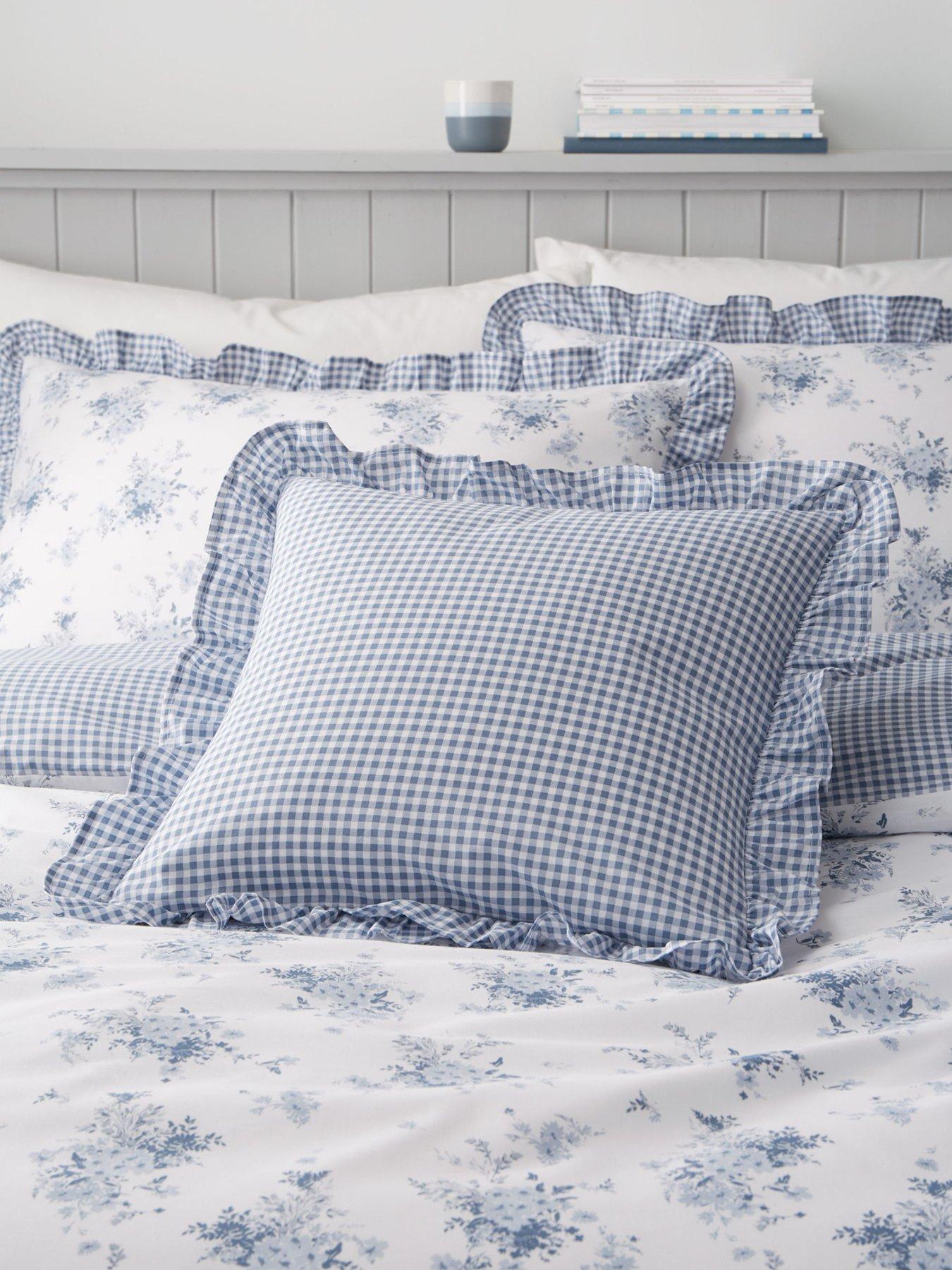 Image 1 of 3 of Catherine Lansfield Lucie Floral Filled Cushion- 45x45cm