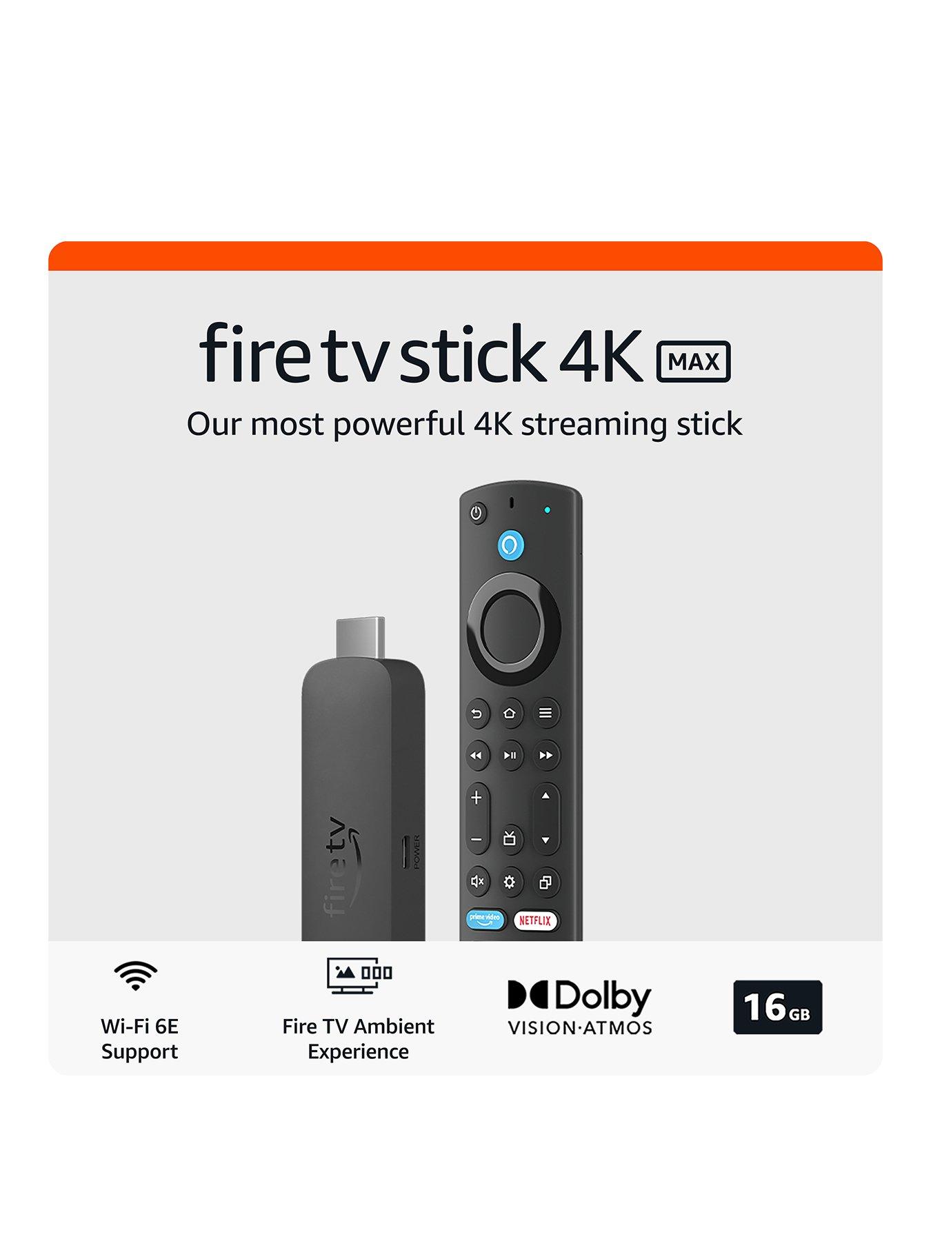 Image 2 of 7 of Amazon Fire TV Stick 4K Max streaming device (Newest gen), TV Guide with Live TV, supports Wi-Fi 6E, Ambient Experience