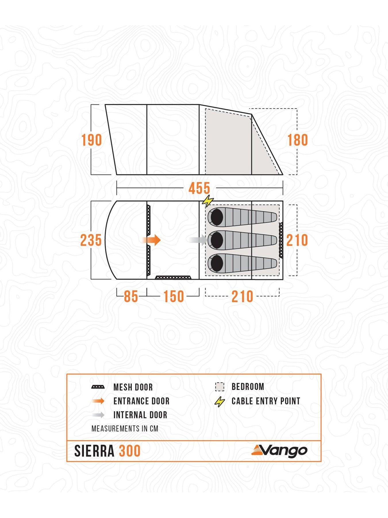 Image 3 of 8 of Vango Sierra 300 Tent