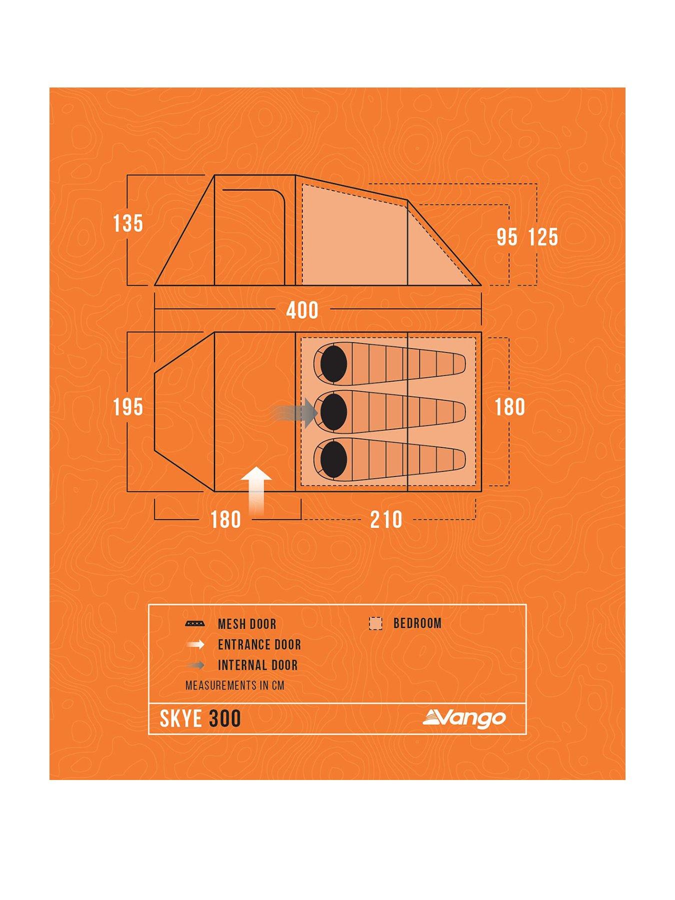 Image 2 of 8 of Vango Skye 300 Tent