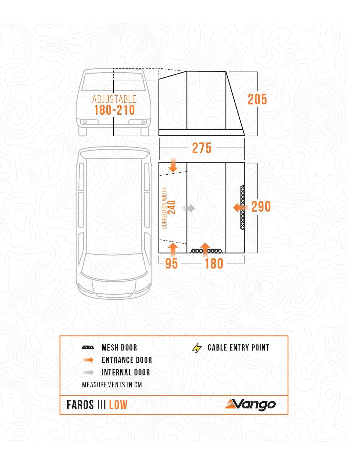 Image 3 of 8 of Vango Faros III Low Drive Away Awning