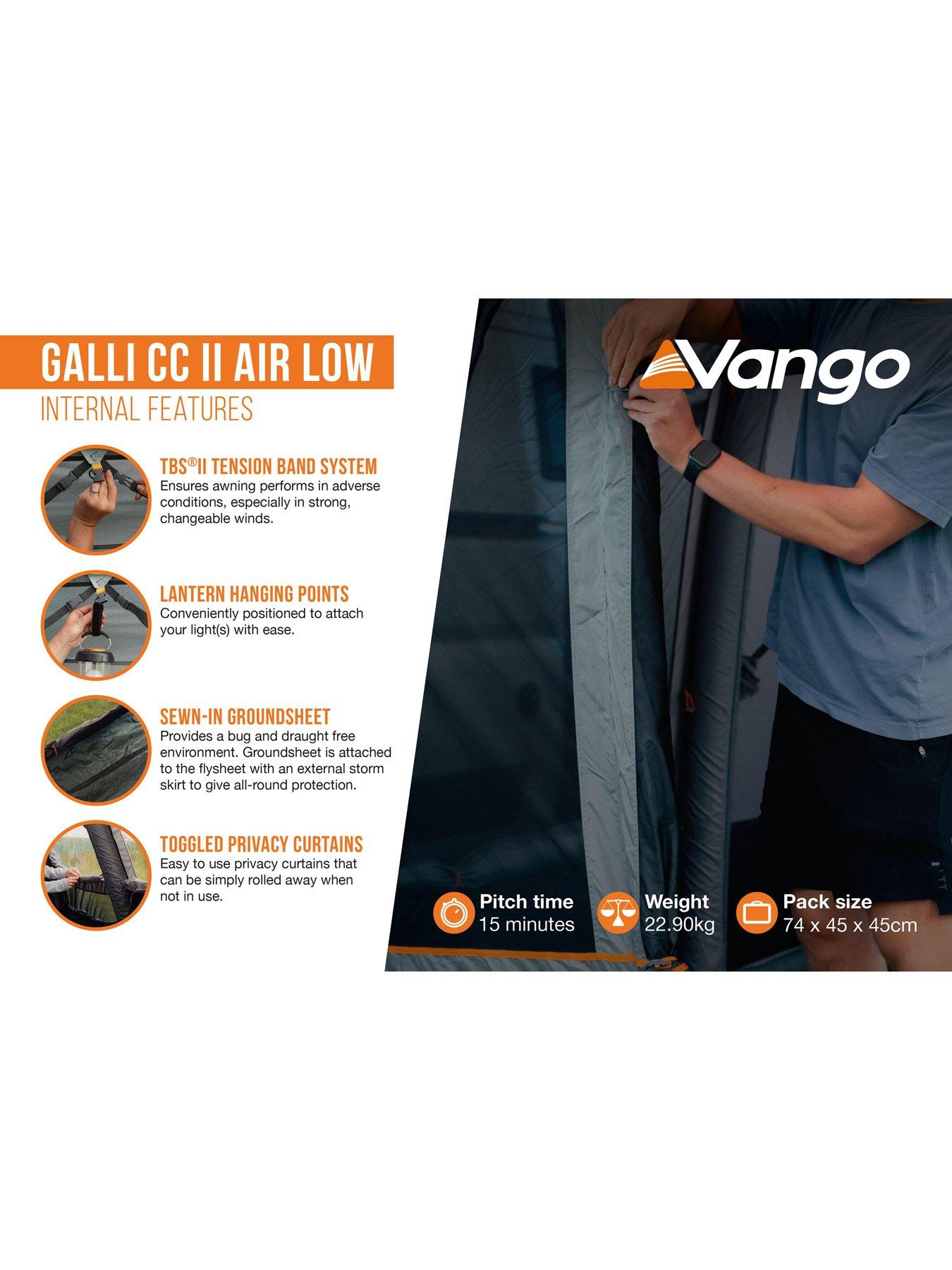 Image 4 of 8 of Vango Galli CC II Air Low Drive Away Awning