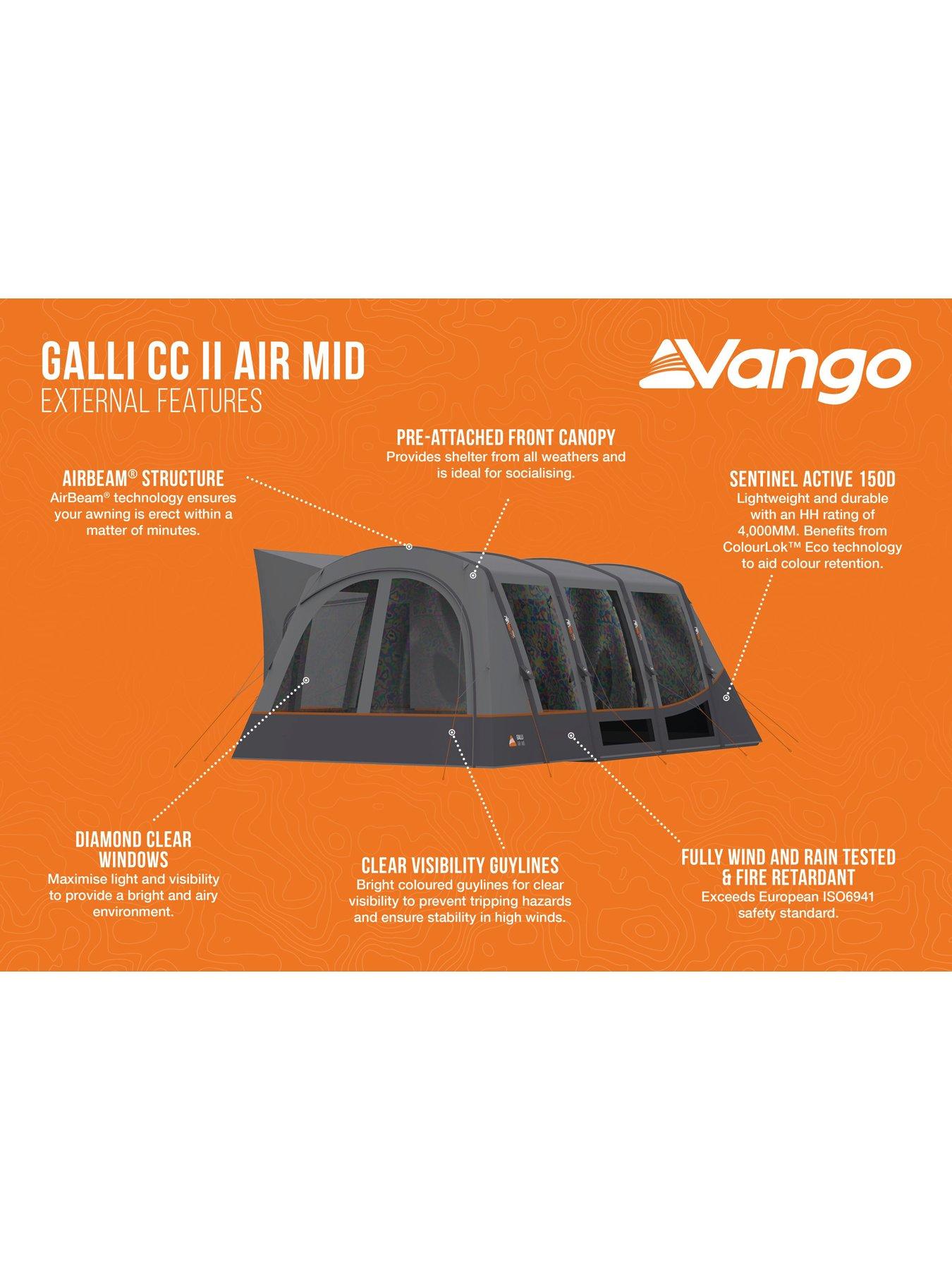 Image 3 of 8 of Vango Galli CC II Air Mid Drive Away Awning