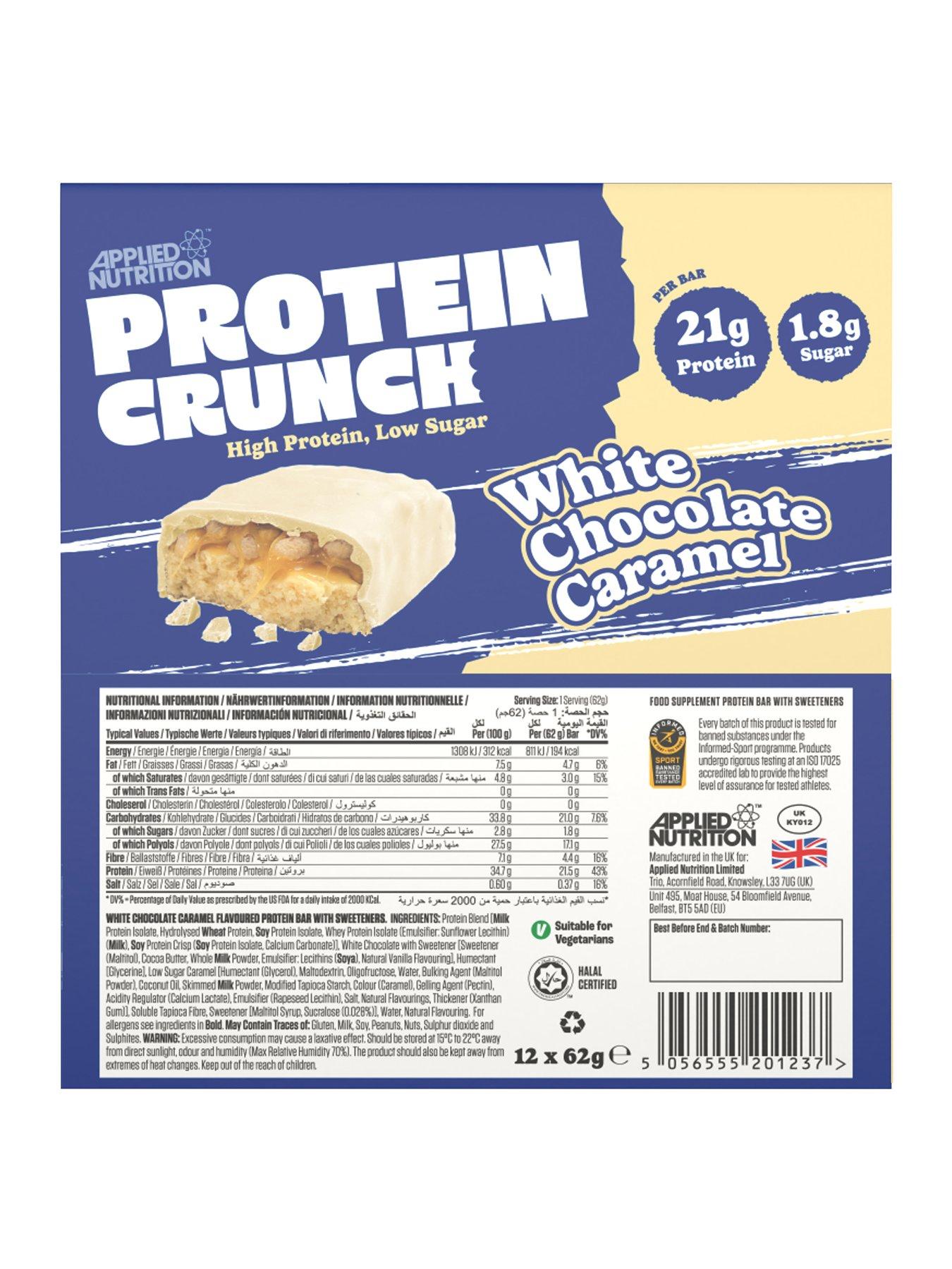 Image 2 of 2 of Applied Nutrition Protein Crunch White Chocolate Caramel (12 x 62g&nbsp;bars)