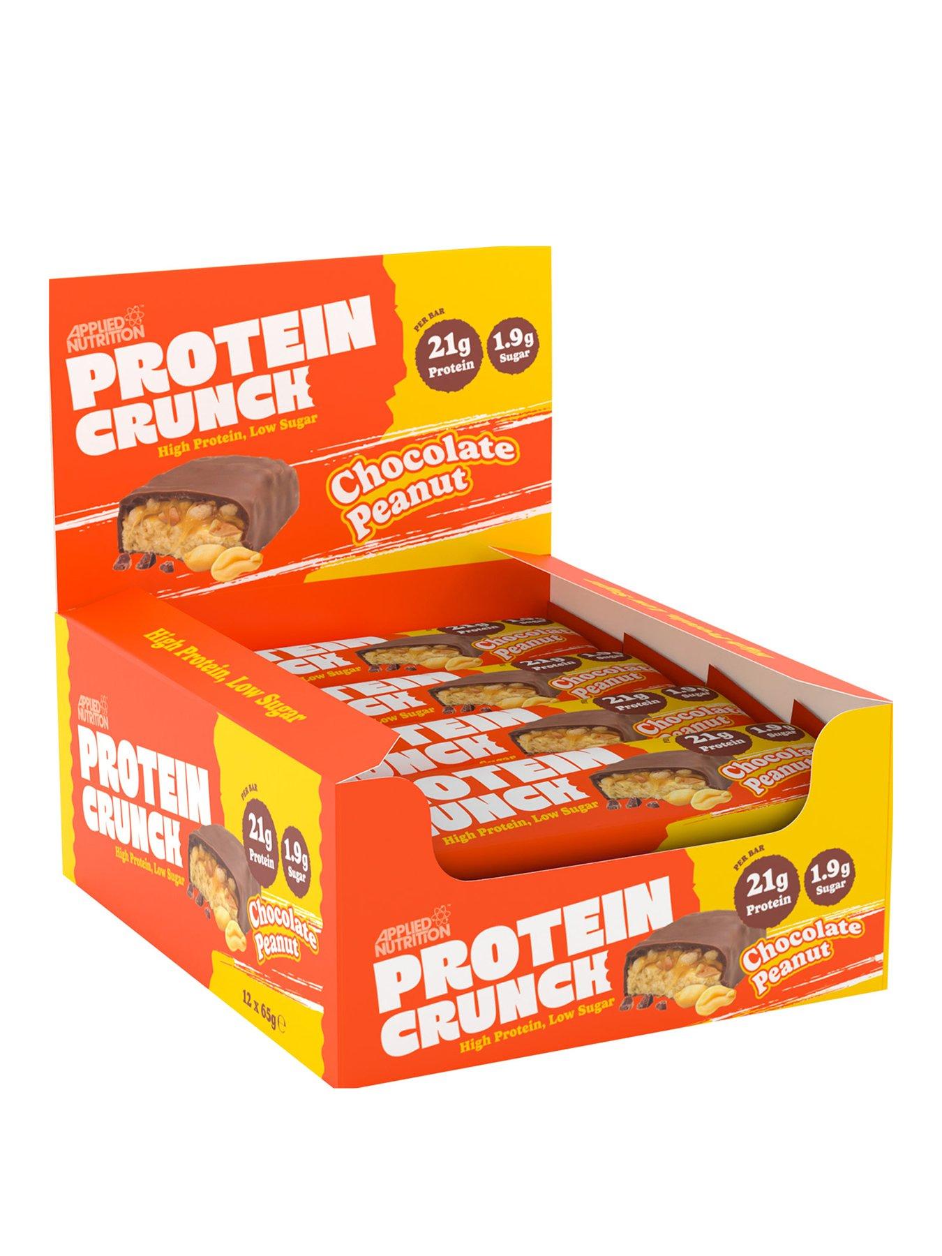 Image 1 of 2 of Applied Nutrition Protein Crunch Milk Chocolate Peanut Bars (12 x 65g)