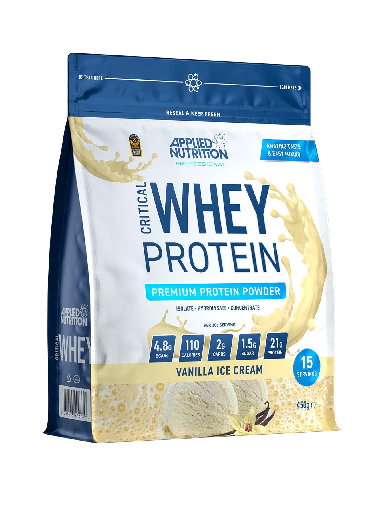 Image 1 of 2 of Applied Nutrition Critical Whey Protein 450g - 15 Servings - Vanilla Ice Cream