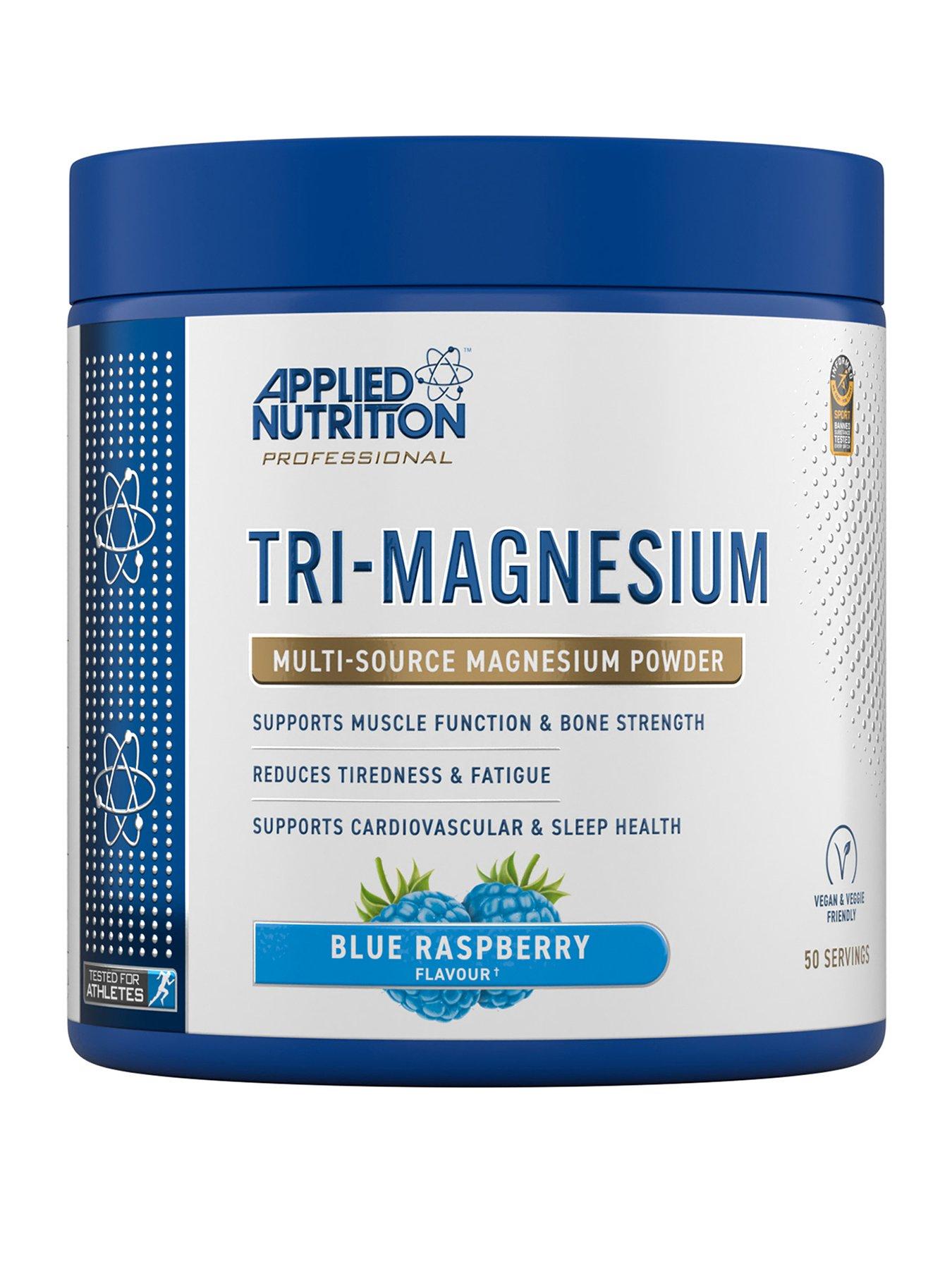 Image 1 of 3 of Applied Nutrition Tri Magnesium 200g - 50 Servings - Blue Raspberry Flavour