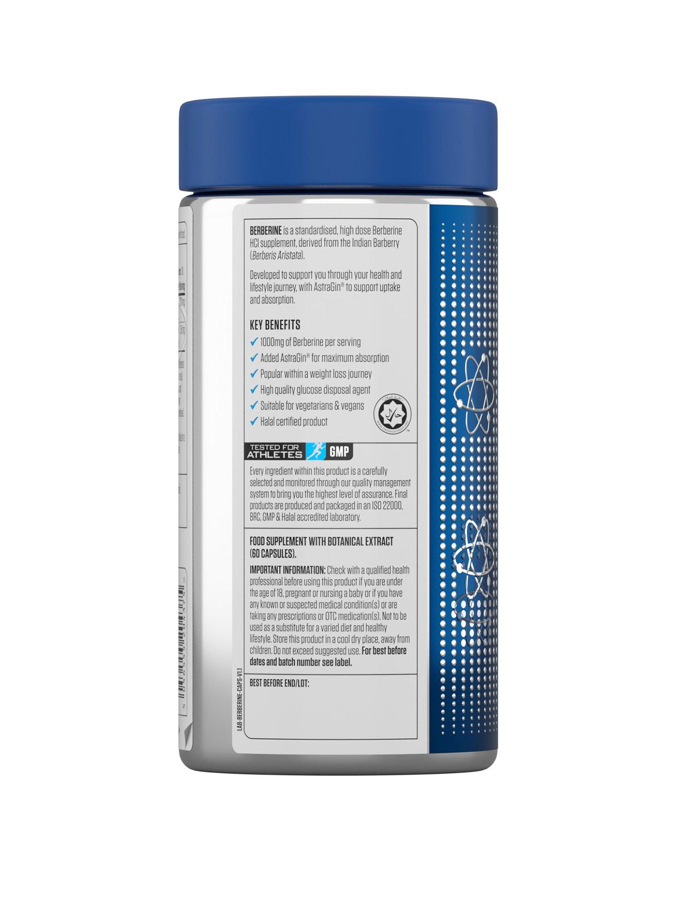 Image 2 of 3 of Applied Nutrition Berberine 1000mg - 30 Servings