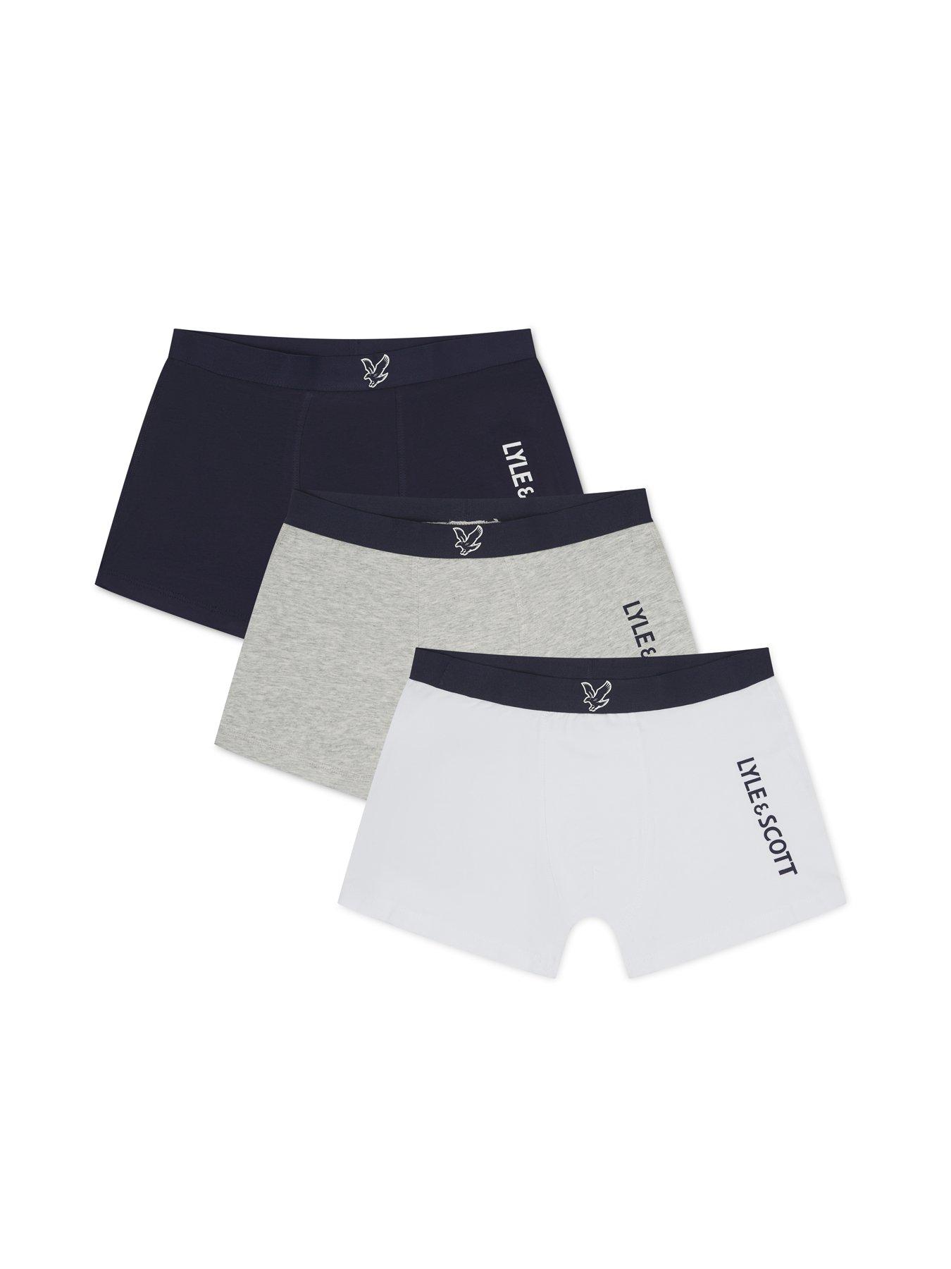 undefined Boys 3 Pack Eagle Waistband Trunk - Multi