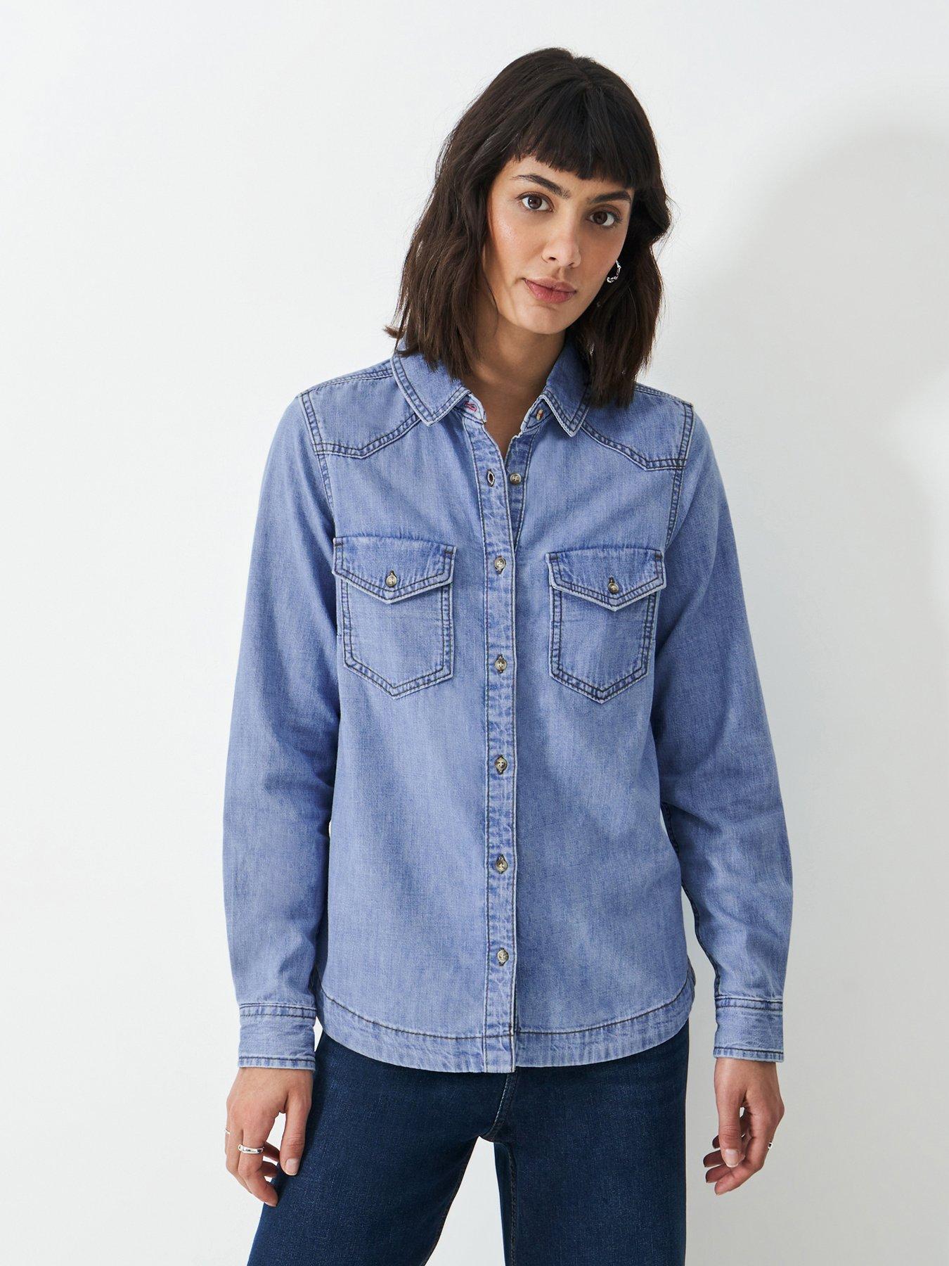 undefined Denim Shirt - Blue