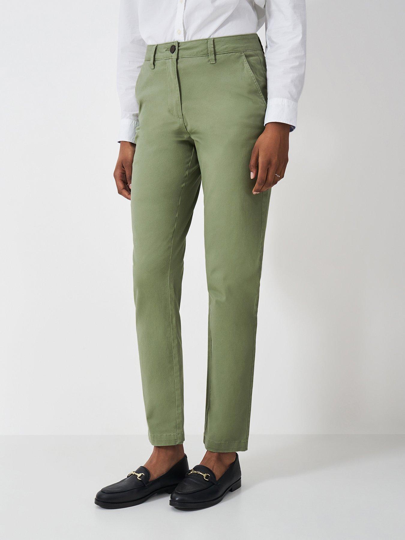 Image of Crew Clothing Salcombe Chino Trouser - Green