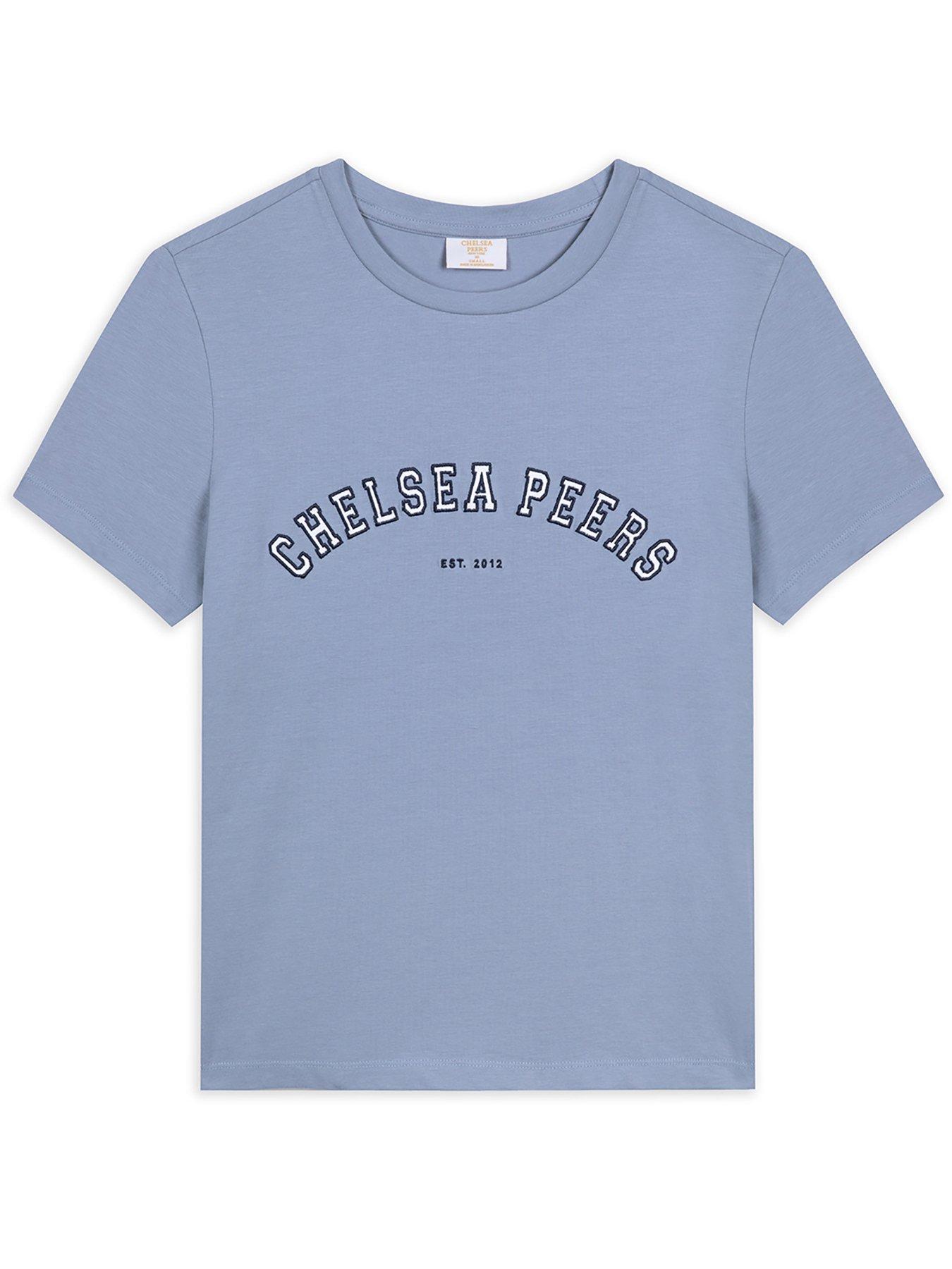 undefined Branded Baby T-Shirt - Logo Print - Blue
