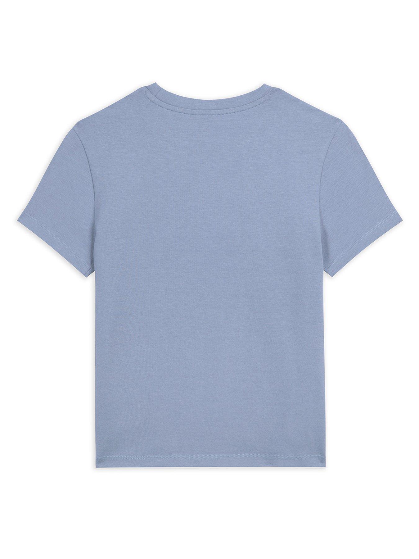 Image 2 of 3 of CHELSEA PEERS Branded Baby T-Shirt - Logo Print - Blue