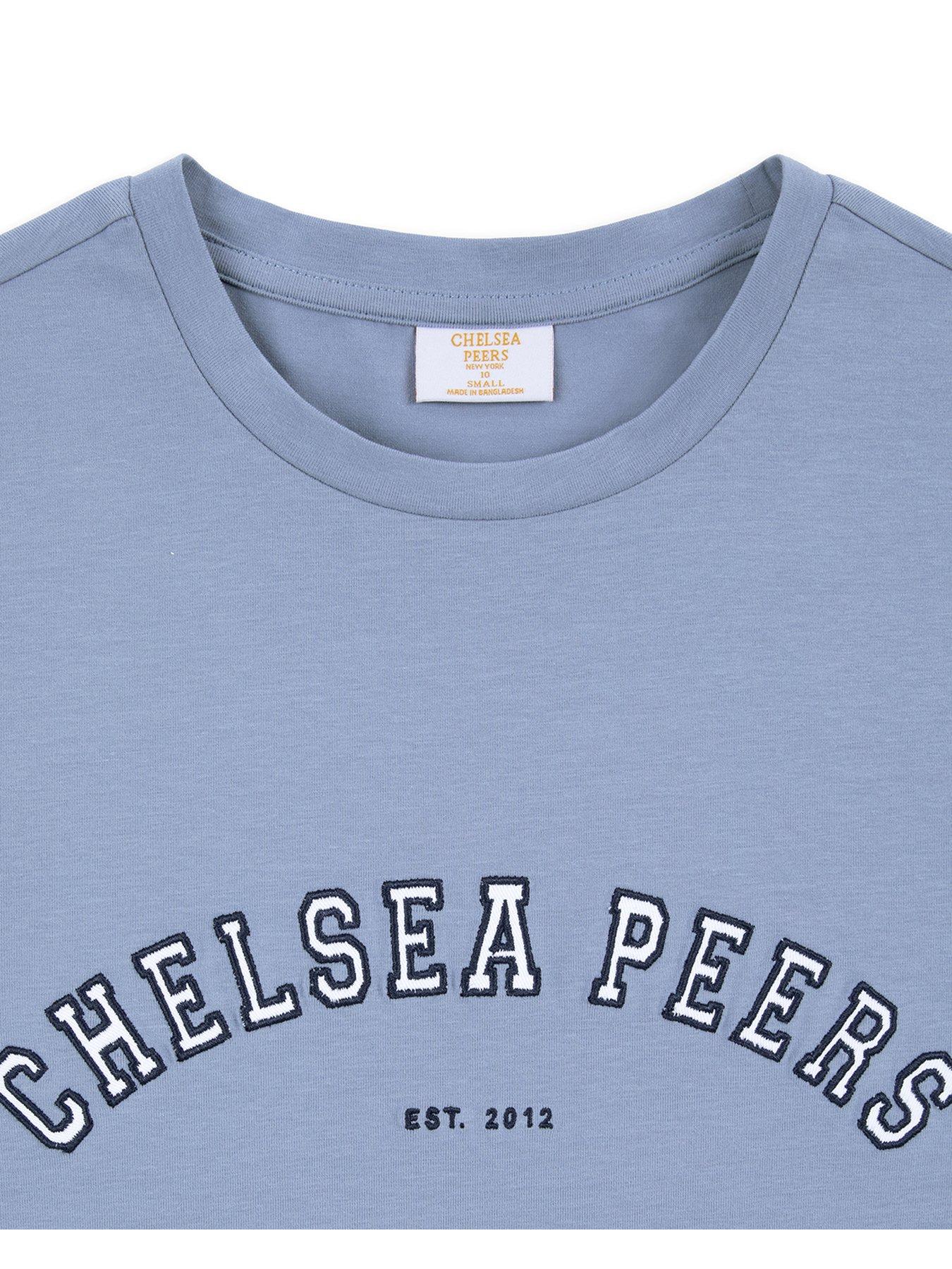 Image 3 of 3 of CHELSEA PEERS Branded Baby T-Shirt - Logo Print - Blue